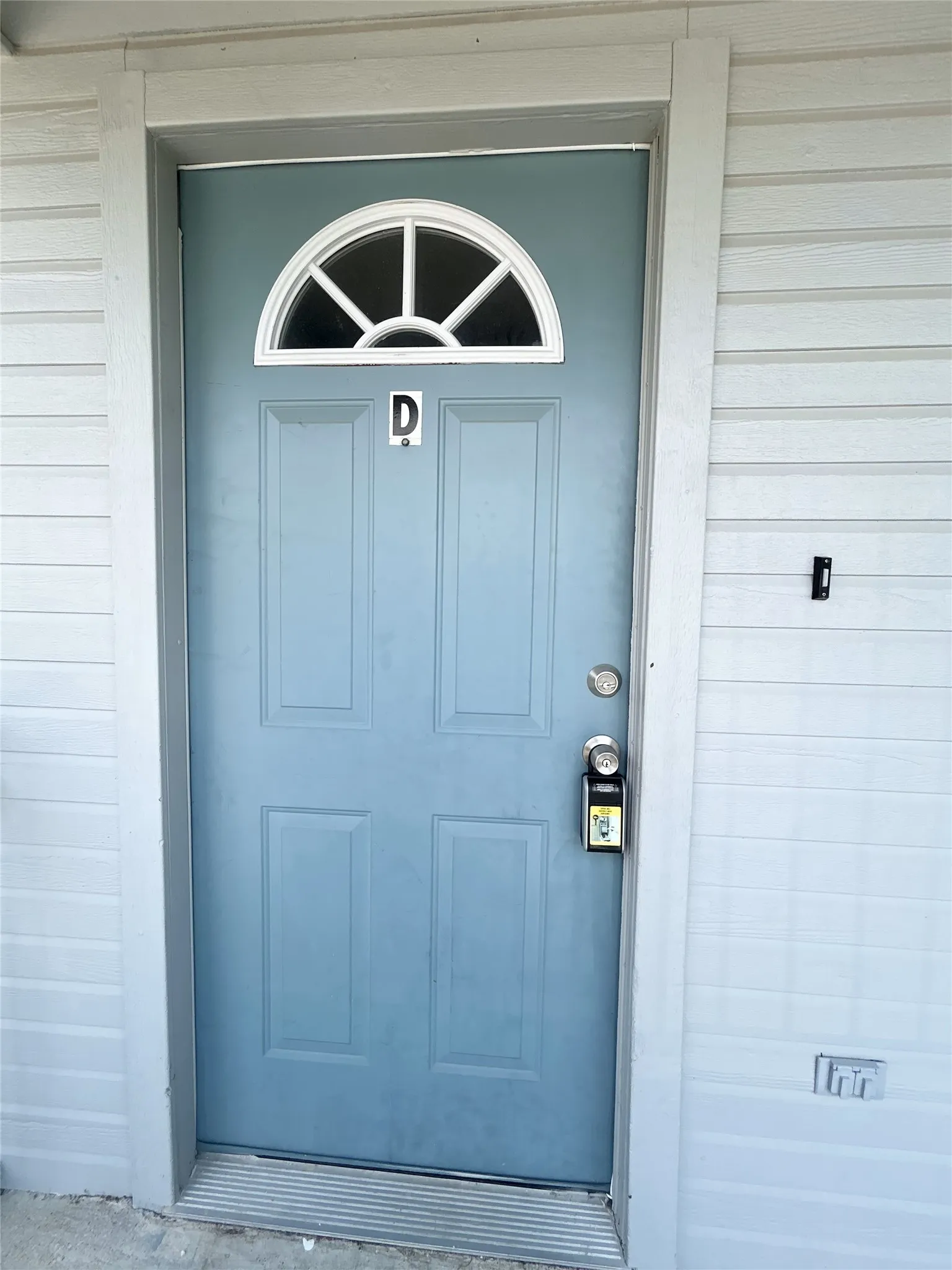 Doorway to property
