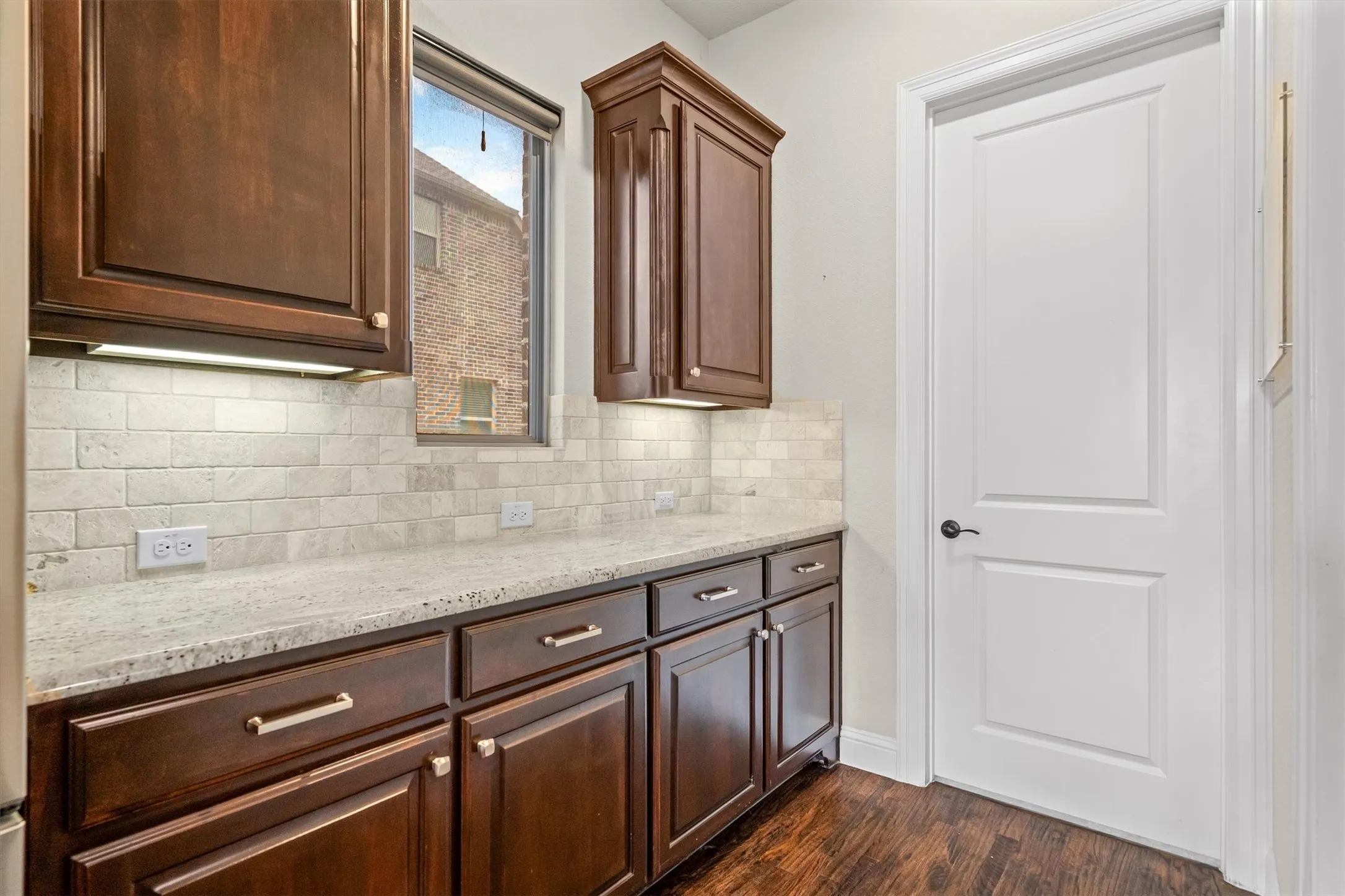 Perfect Coffee station near utility room and plantry