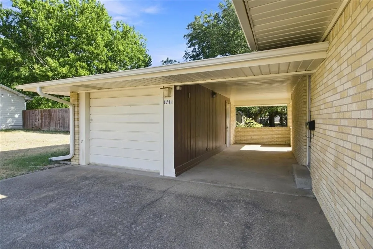Garage is connected to the home with a breezeway