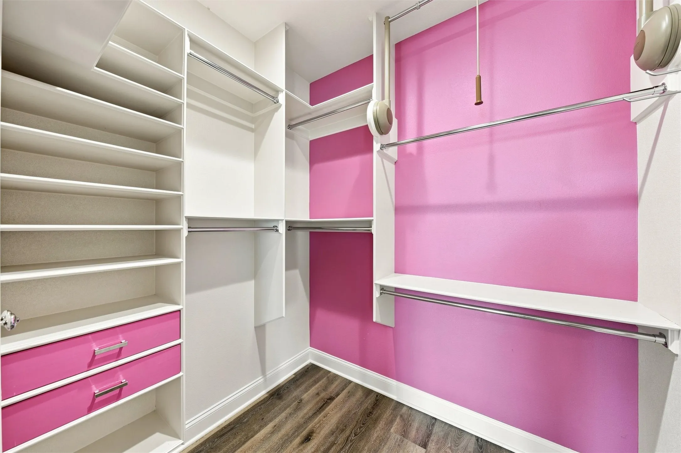 Her master closet