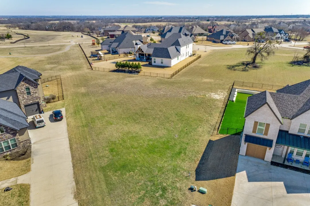 Expansive lot with partial green space