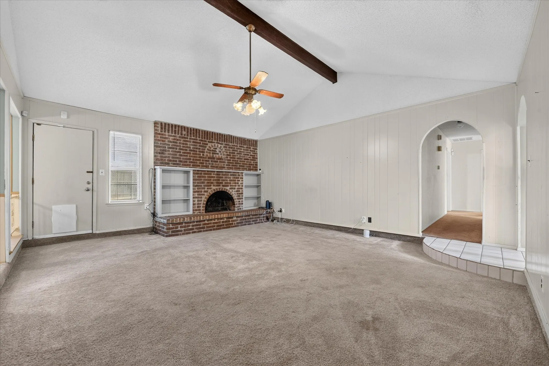 Vaulted Ceiling Living Area
