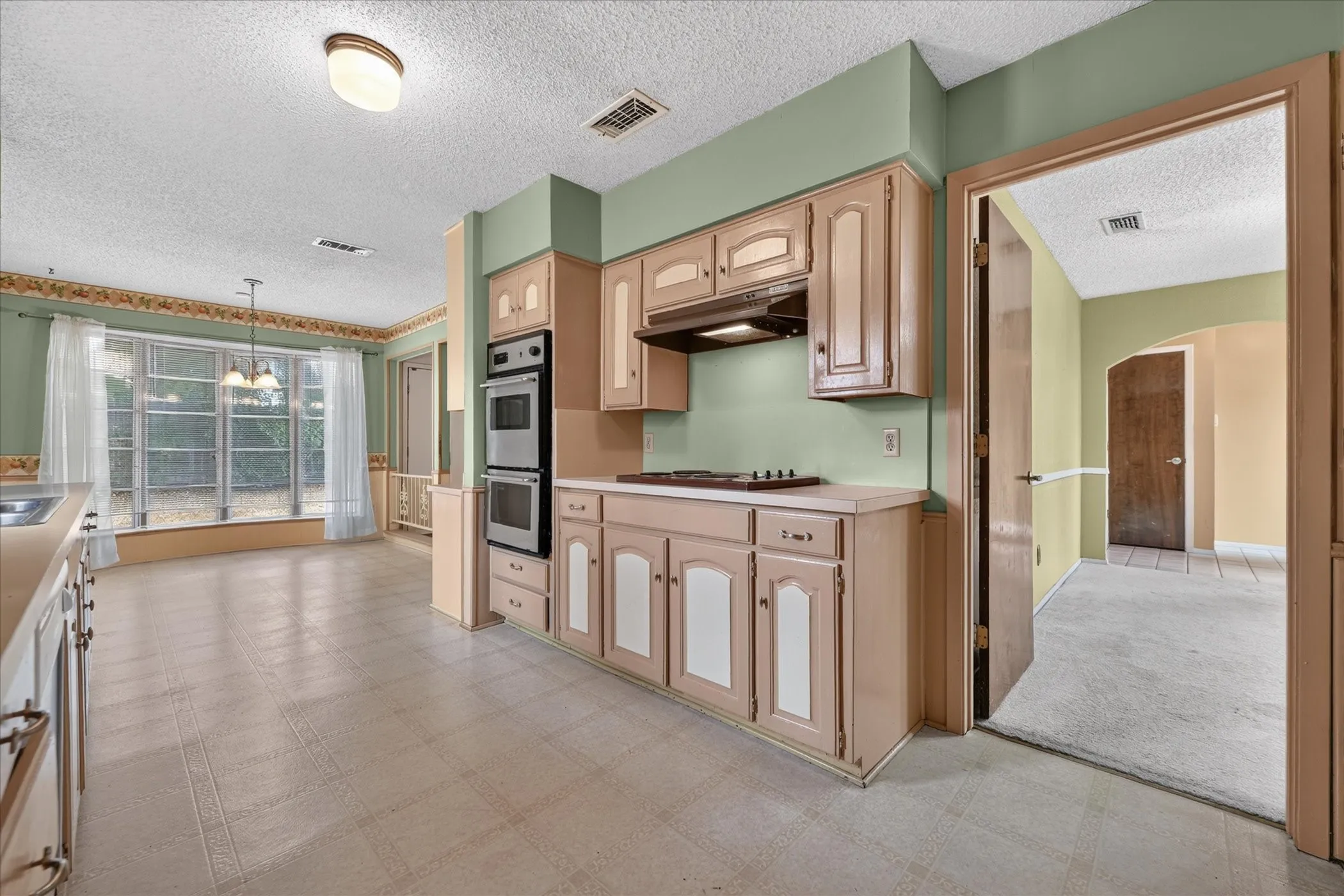 Kitchen with Sunny Eating Area