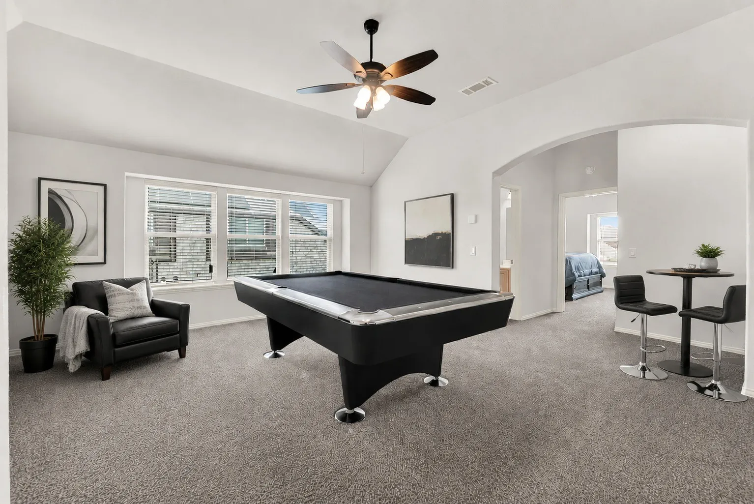 Game Room—Virtually Staged Decor