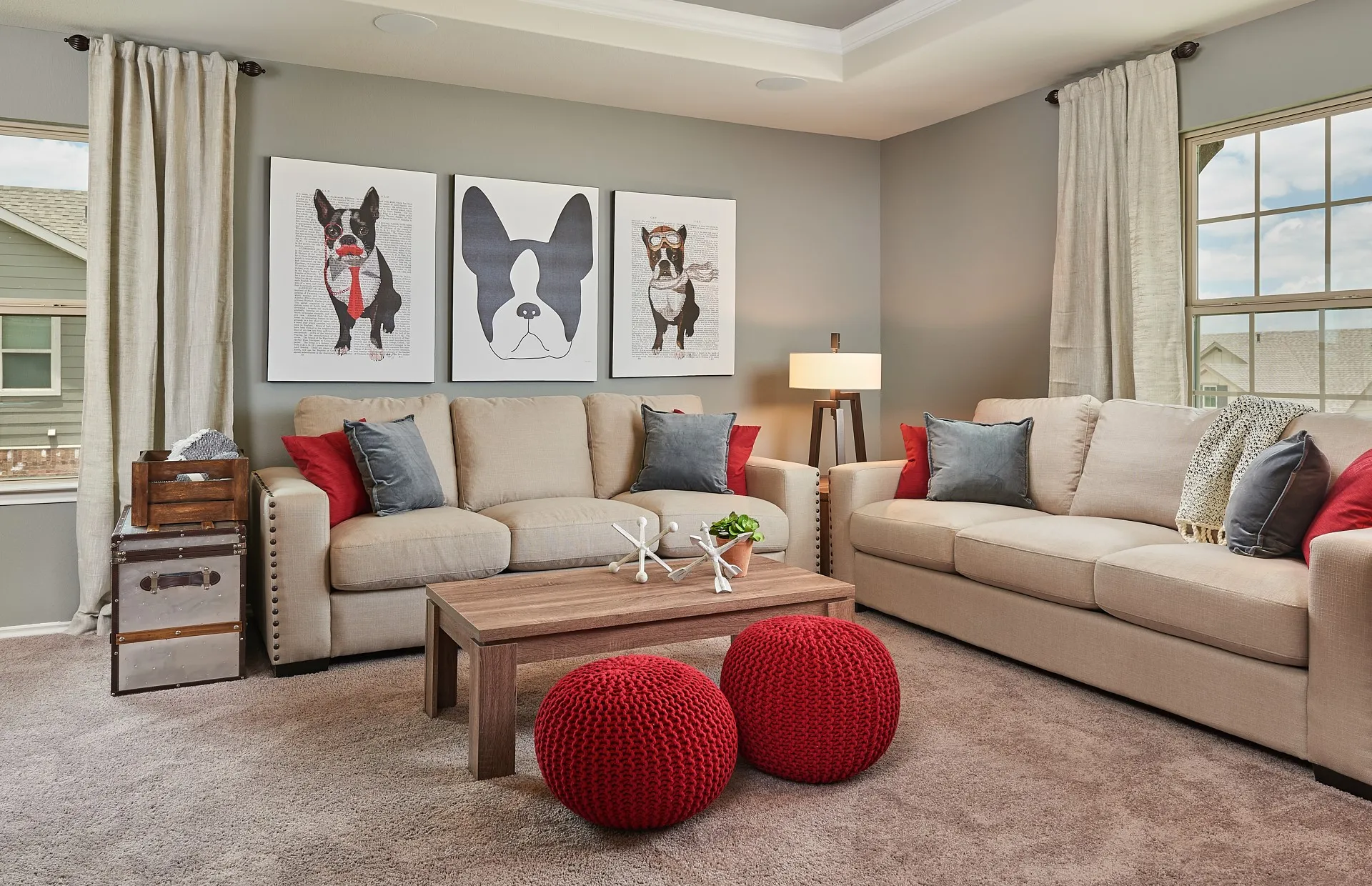 *Model Representation -Spacious game room on second level view 2
