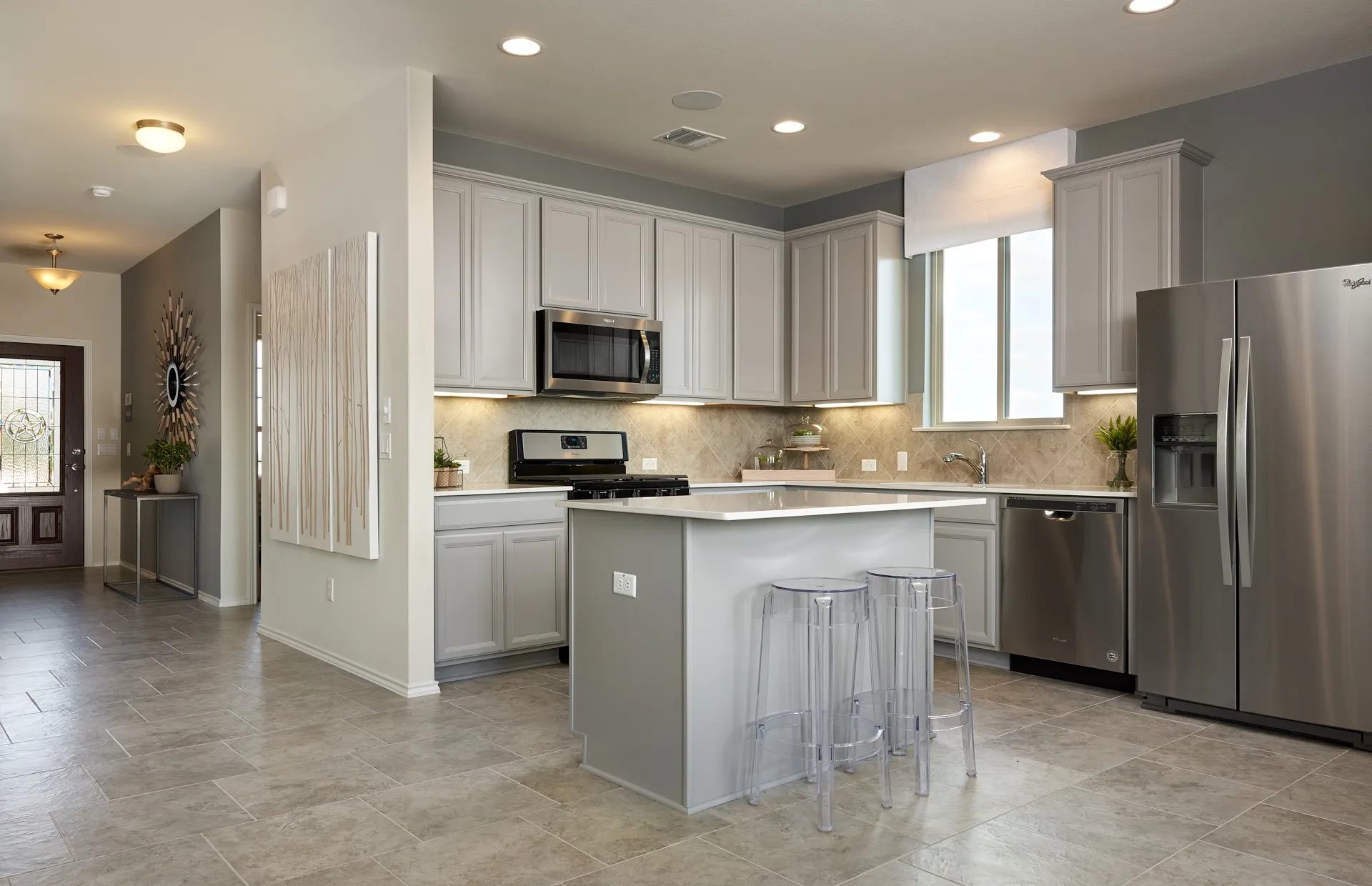 *Model Representation - Abundant cabinet space in kitchen