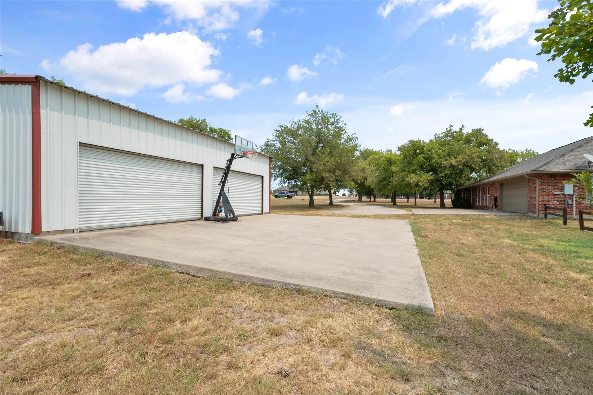 Out building has electrical and is perfect for additional storage and more!