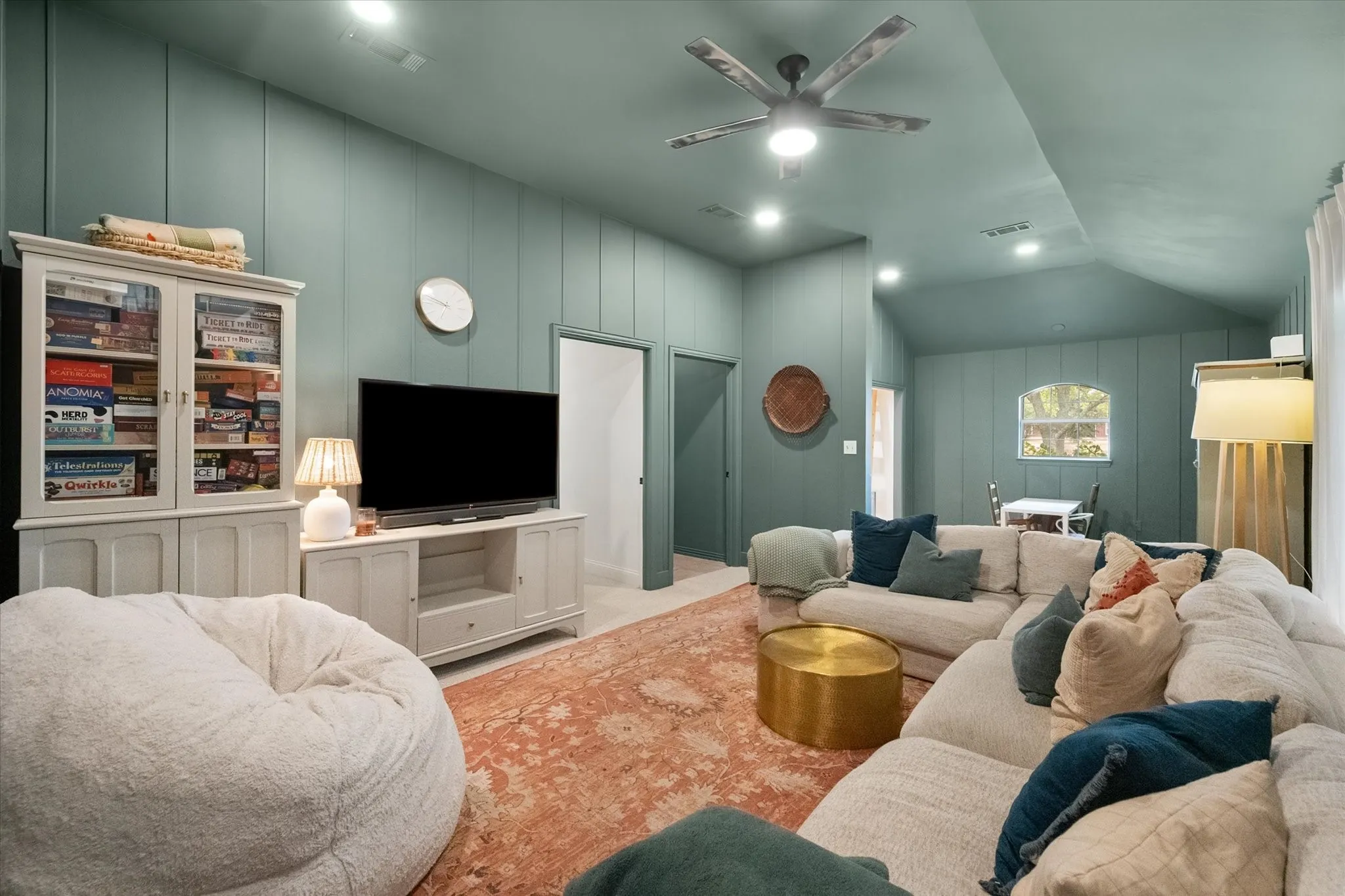 Spacious second living area!