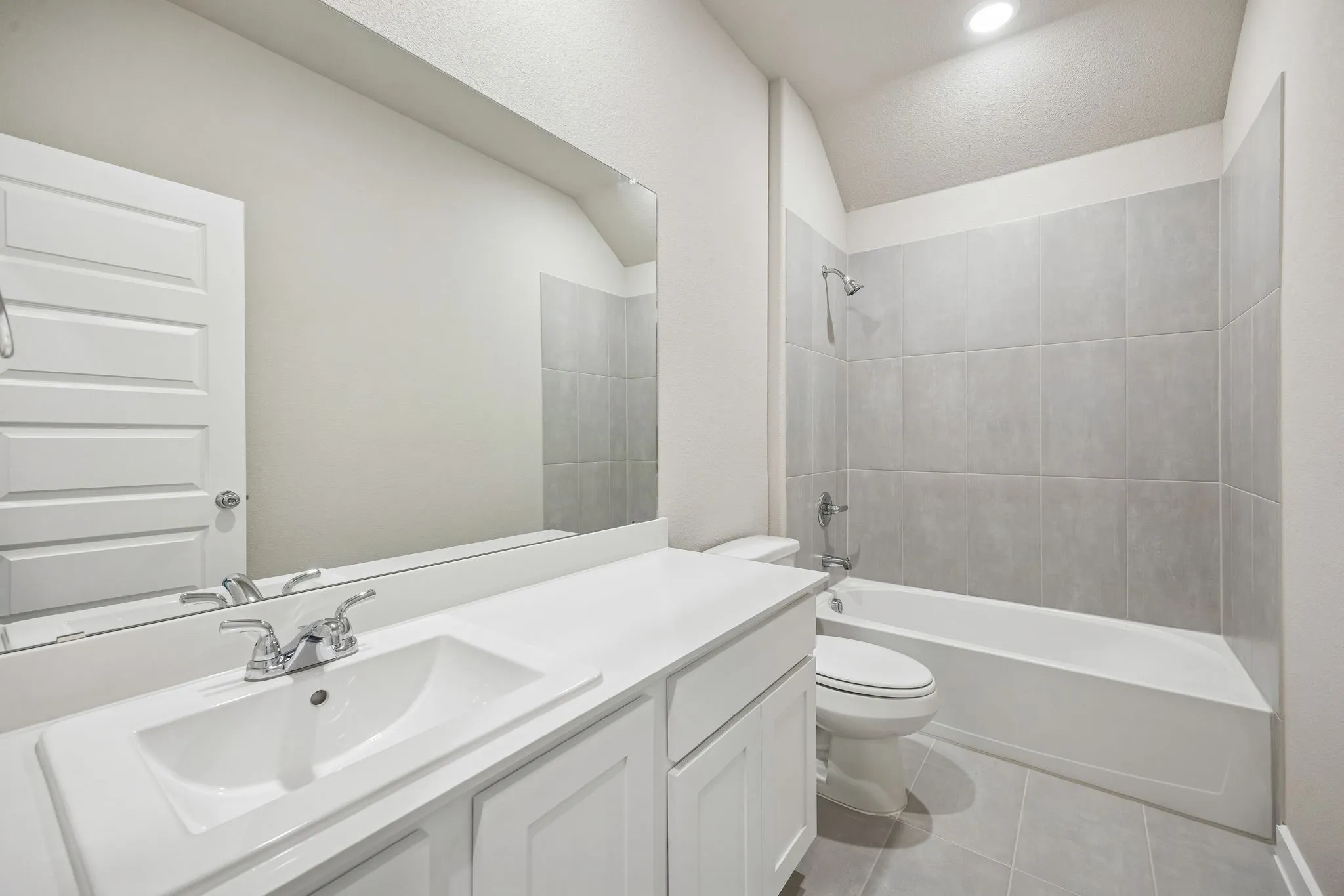 Bathroom in the Wimbledon home plan by Trophy Signature Homes – REPRESENTATIVE PHOTO