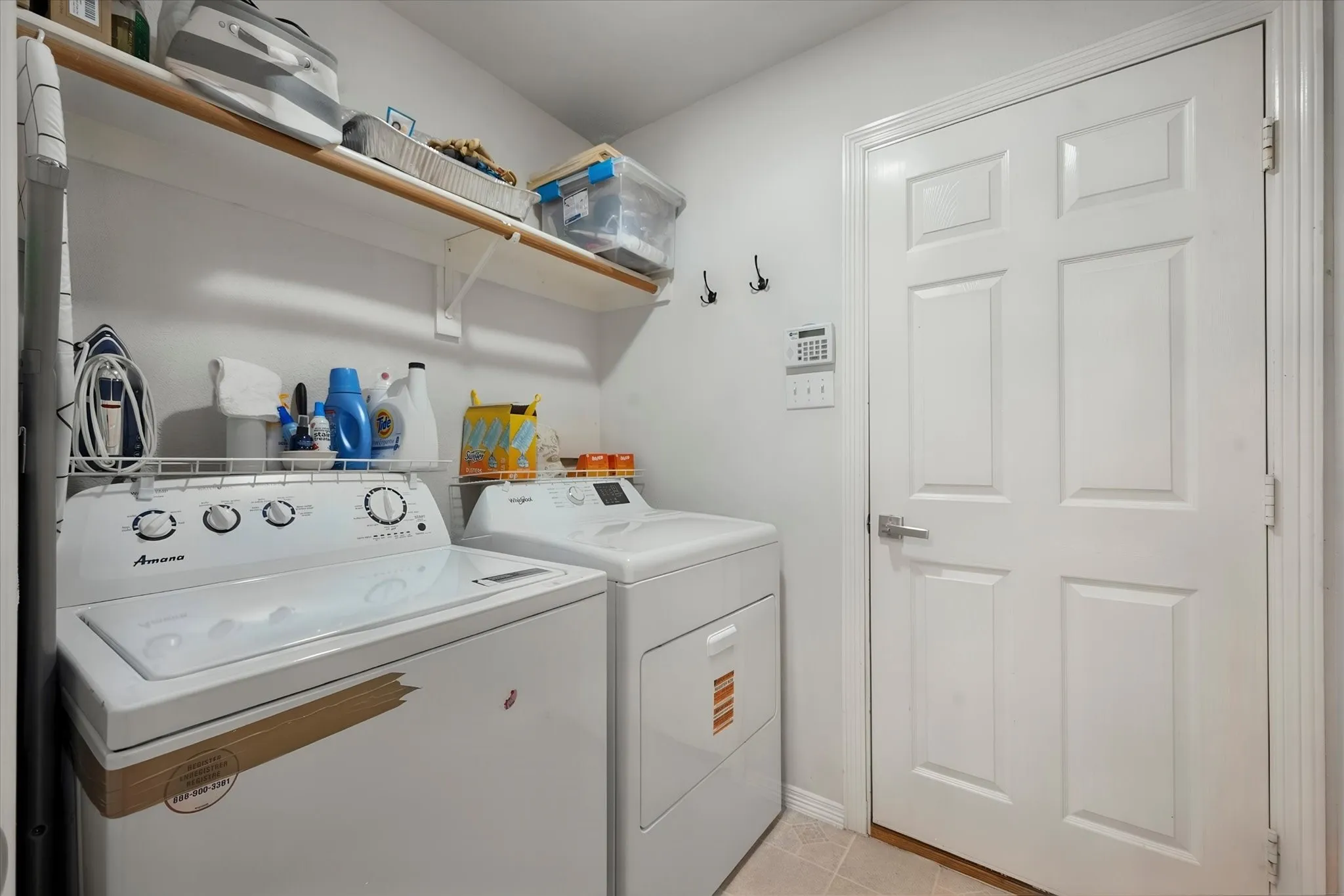 Located between the garage and the kitchen for ultimate convenience!