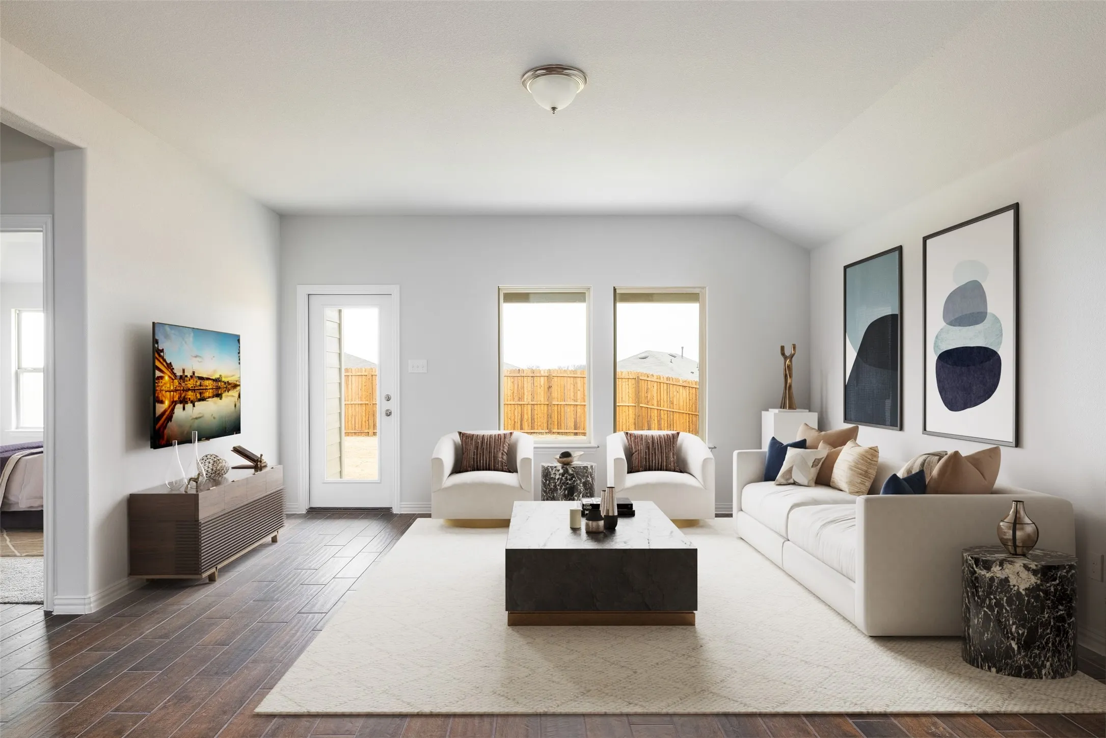 Beazer Homes Lake Pointe at Paloma Creek Brooks Floorplan. This is not a photo of the actual home, but is a photo of the Brooks floorplan.