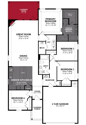 Beazer Homes Lake Pointe at Paloma Creek Brooks Floorplan