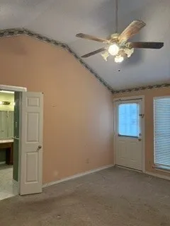 Owner's suite with access to rear pool area