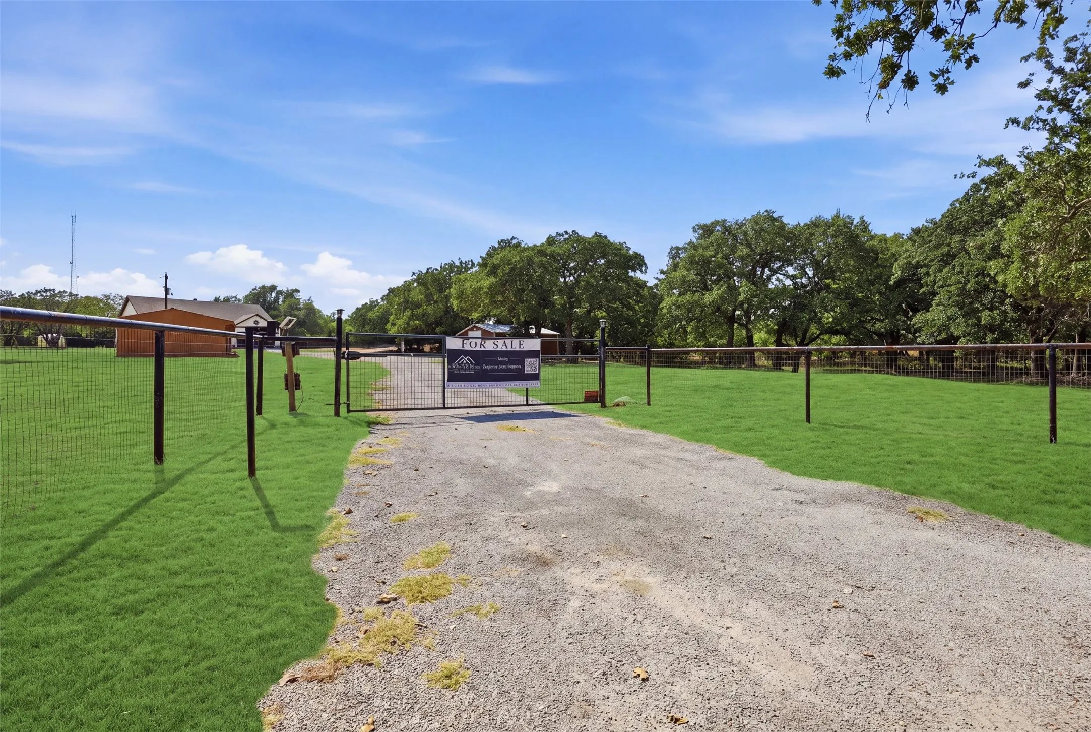 Grass has been digitally enhanced for visual presentation. Entrance