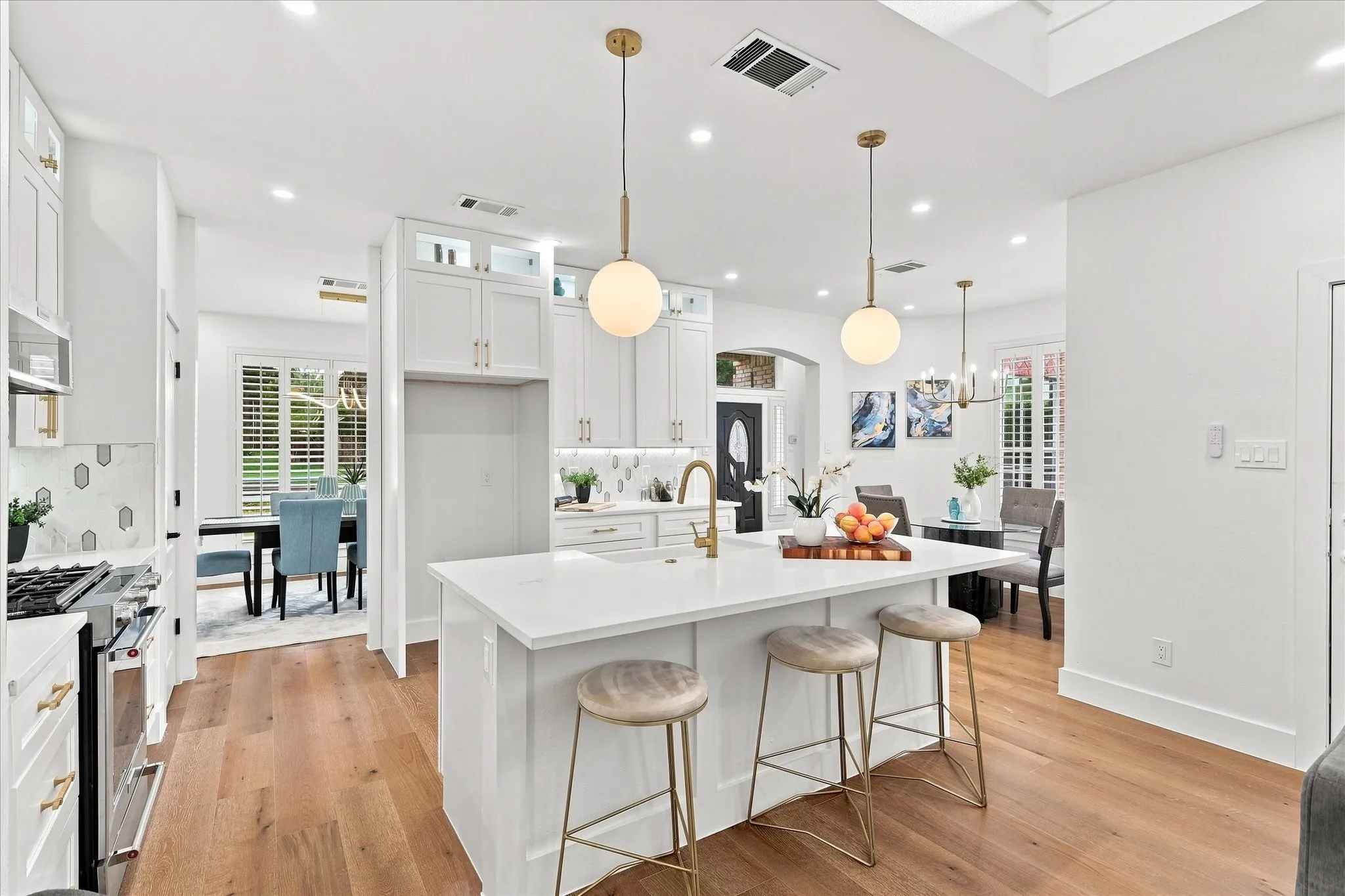 Plenty of cabinet space plus a pantry.