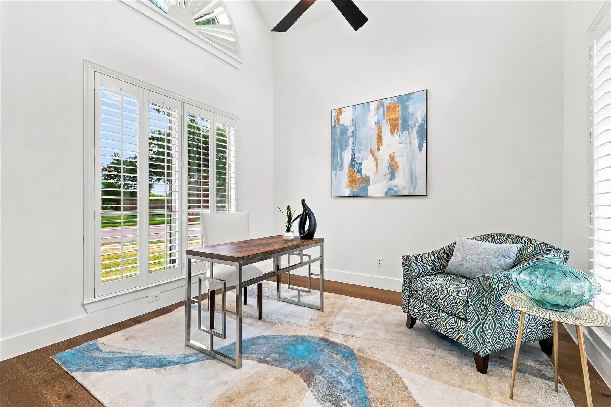 Private room by the front door could double up as an office or a formal living.