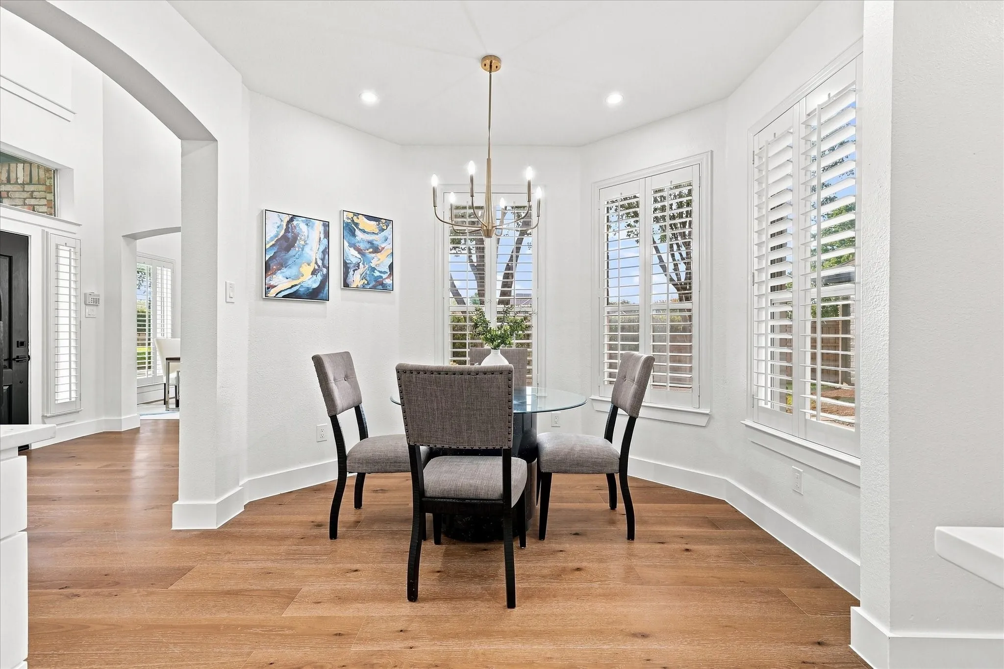 An ideal breakfast nook