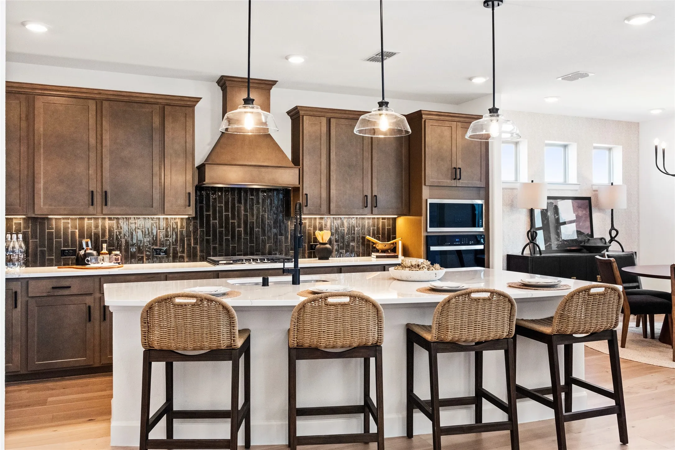 Beazer Homes Waterbend Brazos Floorplan. This is not a photo of the actual home, but is a photo of the Brazos floorplan.