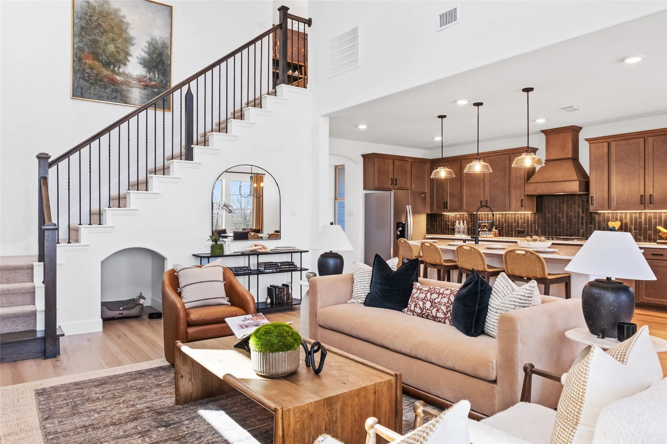 Beazer Homes Waterbend Brazos Floorplan. This is not a photo of the actual home, but is a photo of the Brazos floorplan.