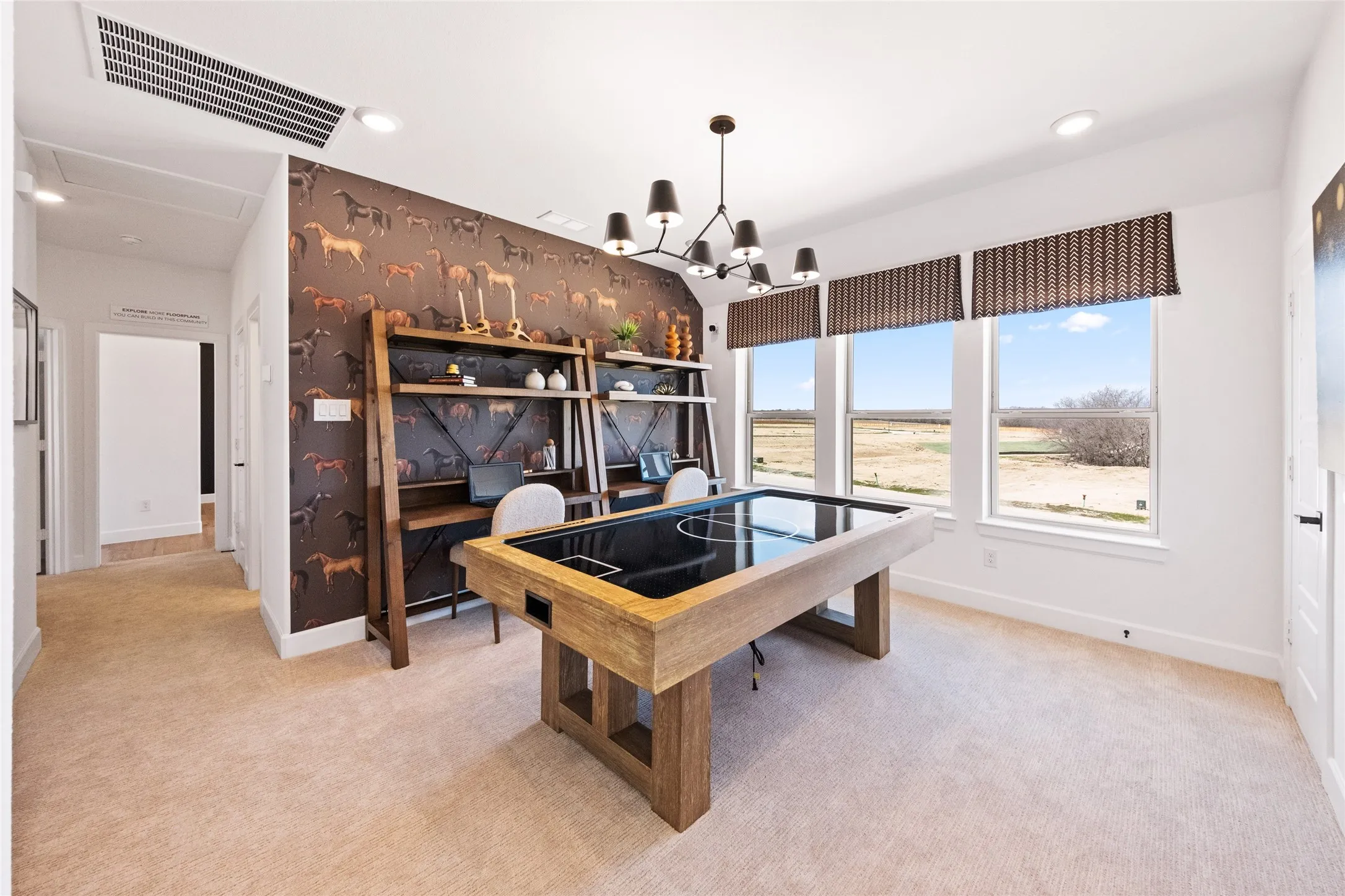 Beazer Homes Waterbend Brazos Floorplan. This is not a photo of the actual home, but is a photo of the Brazos floorplan.