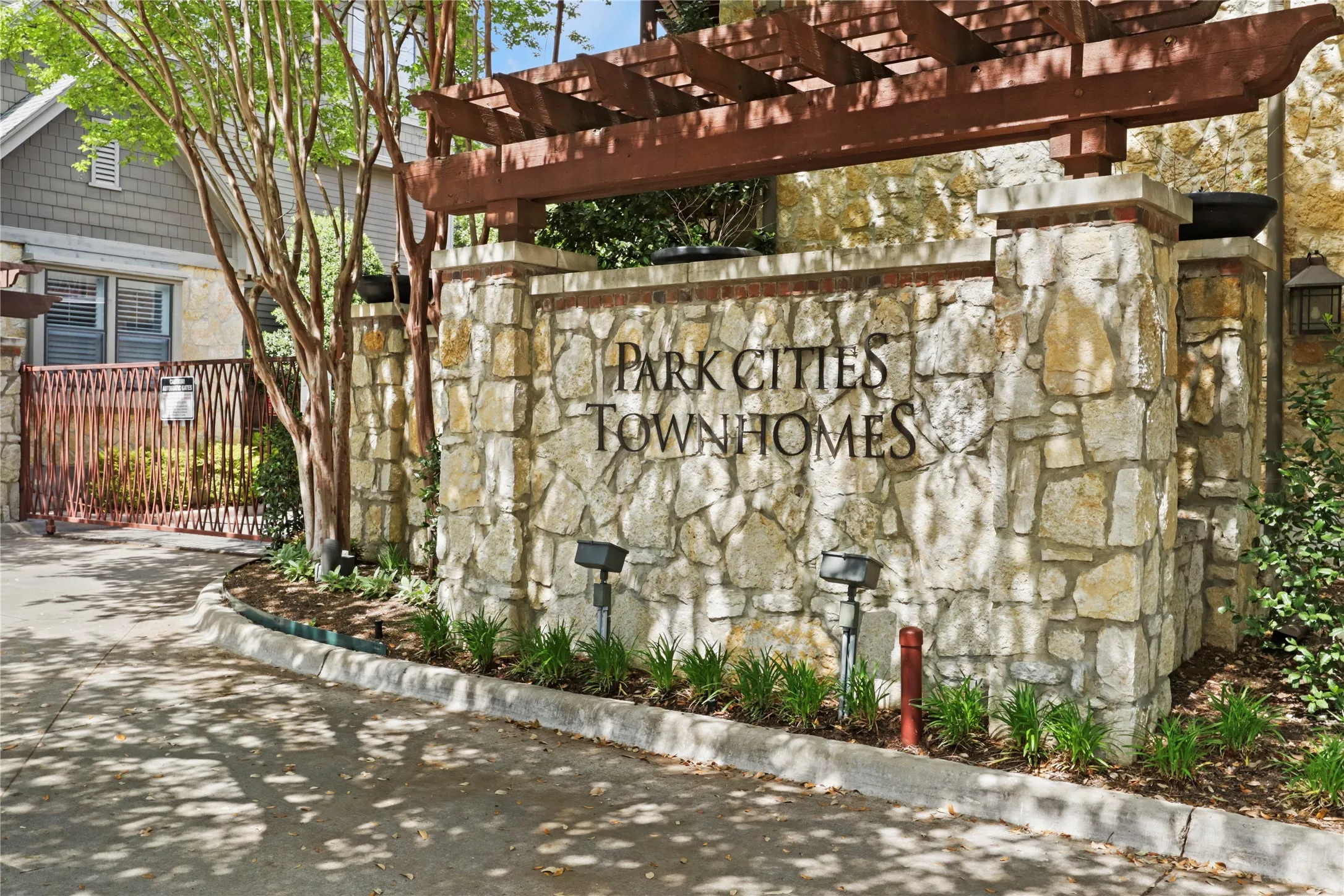 This is a gated community.