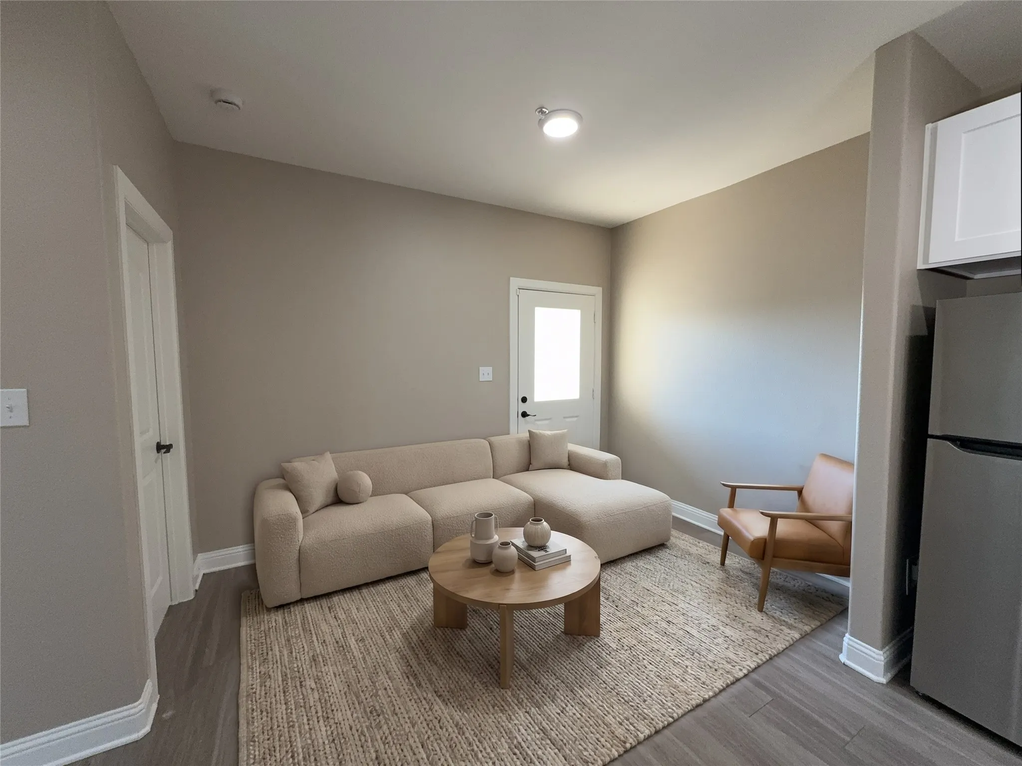Virtually staged. Furniture and decor are not included.