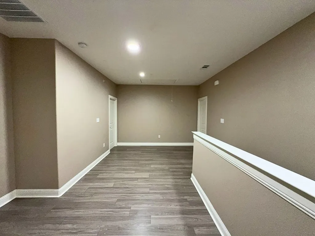 Upstairs living area