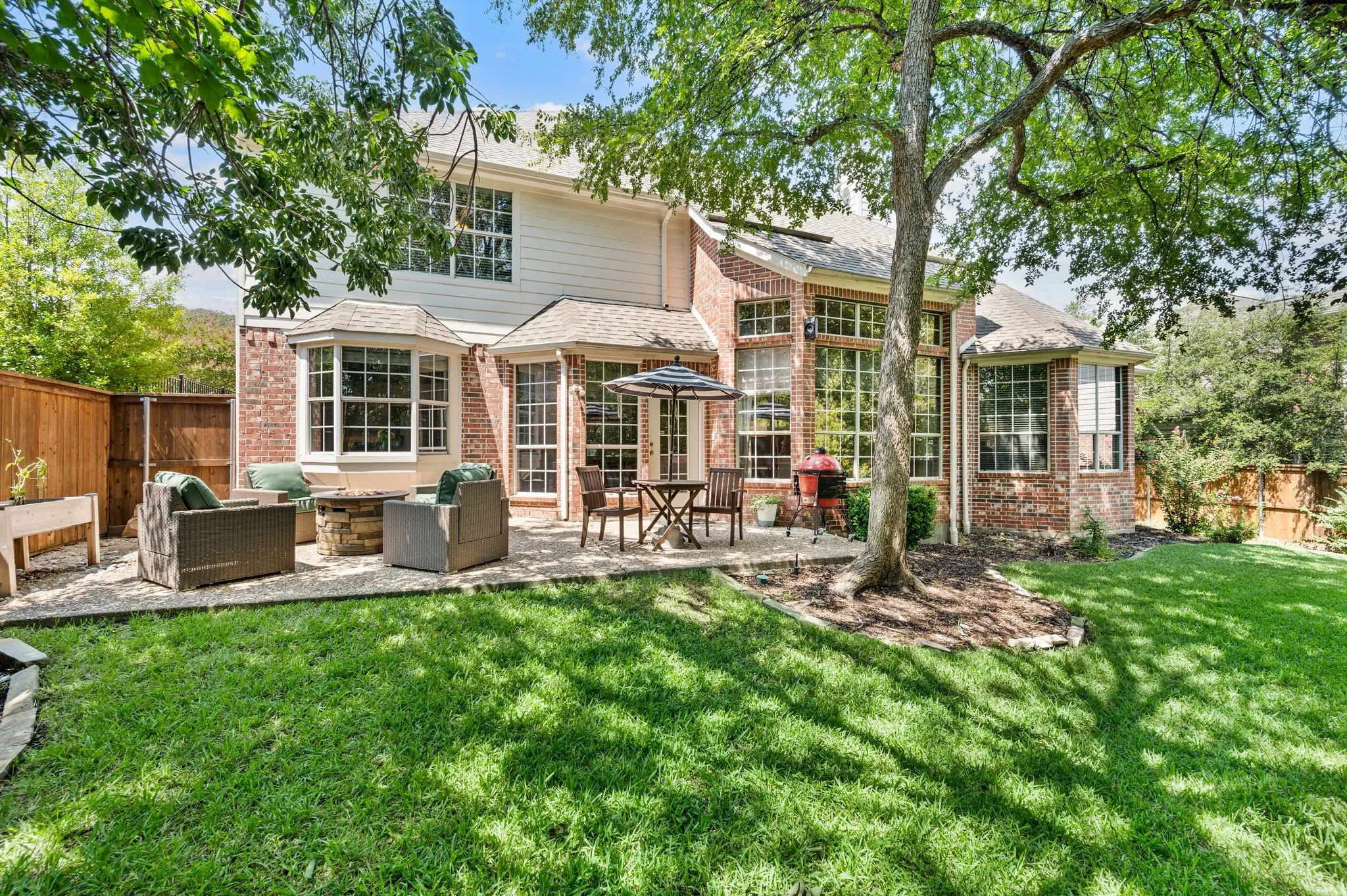 Enjoy effortless indoor-outdoor living with direct backyard access and a spacious patio perfect for casual meals or morning coffee.