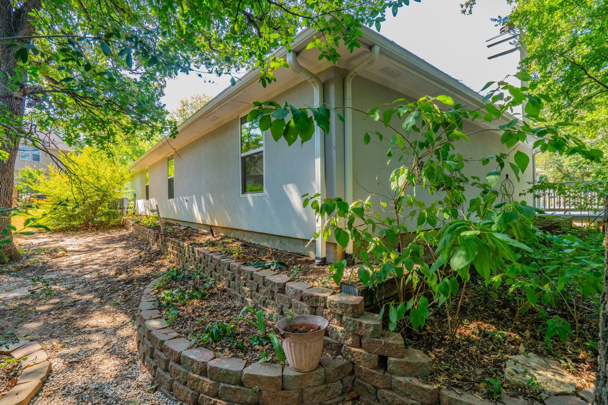 More shade and raised beds