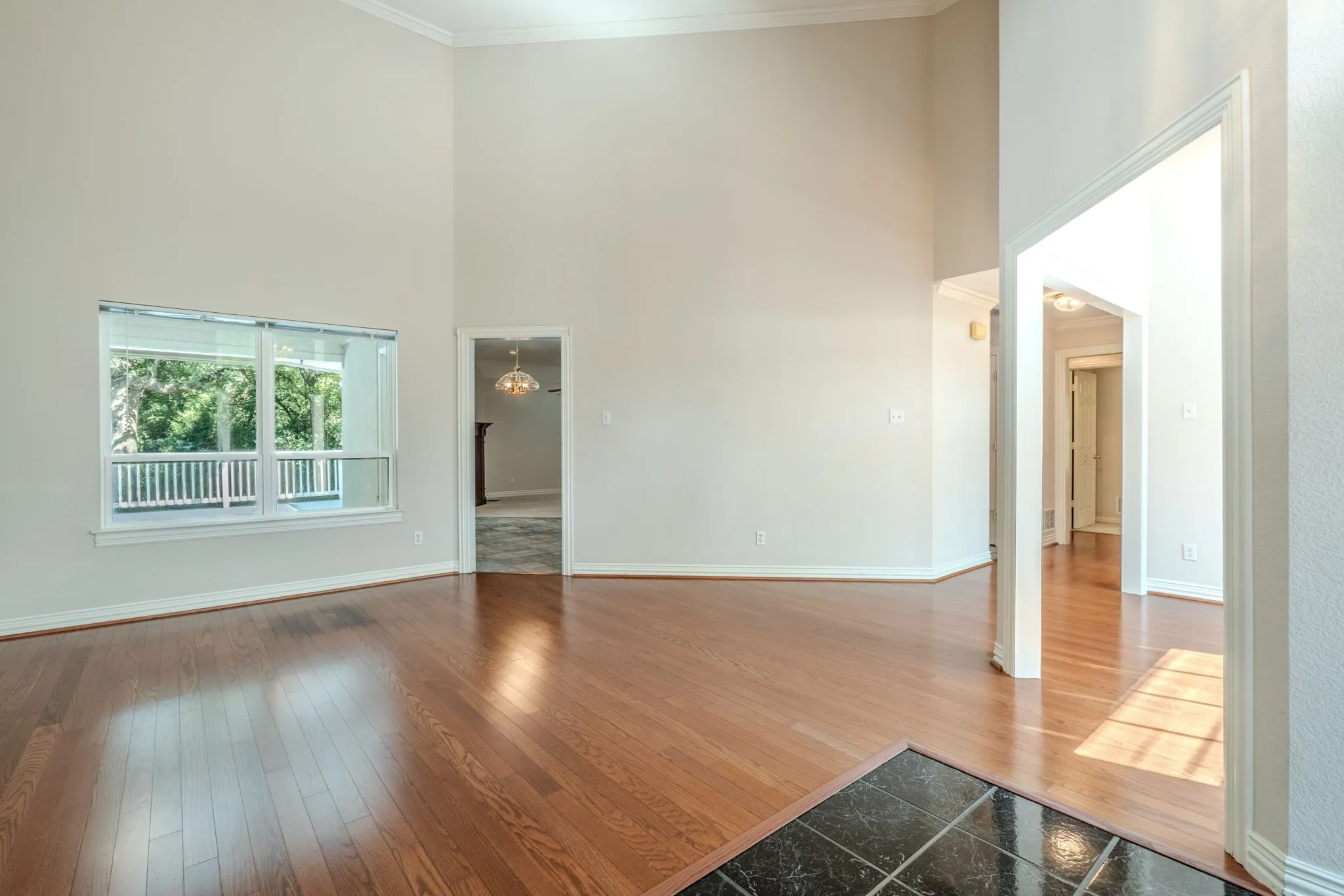Another view of the formal living area.