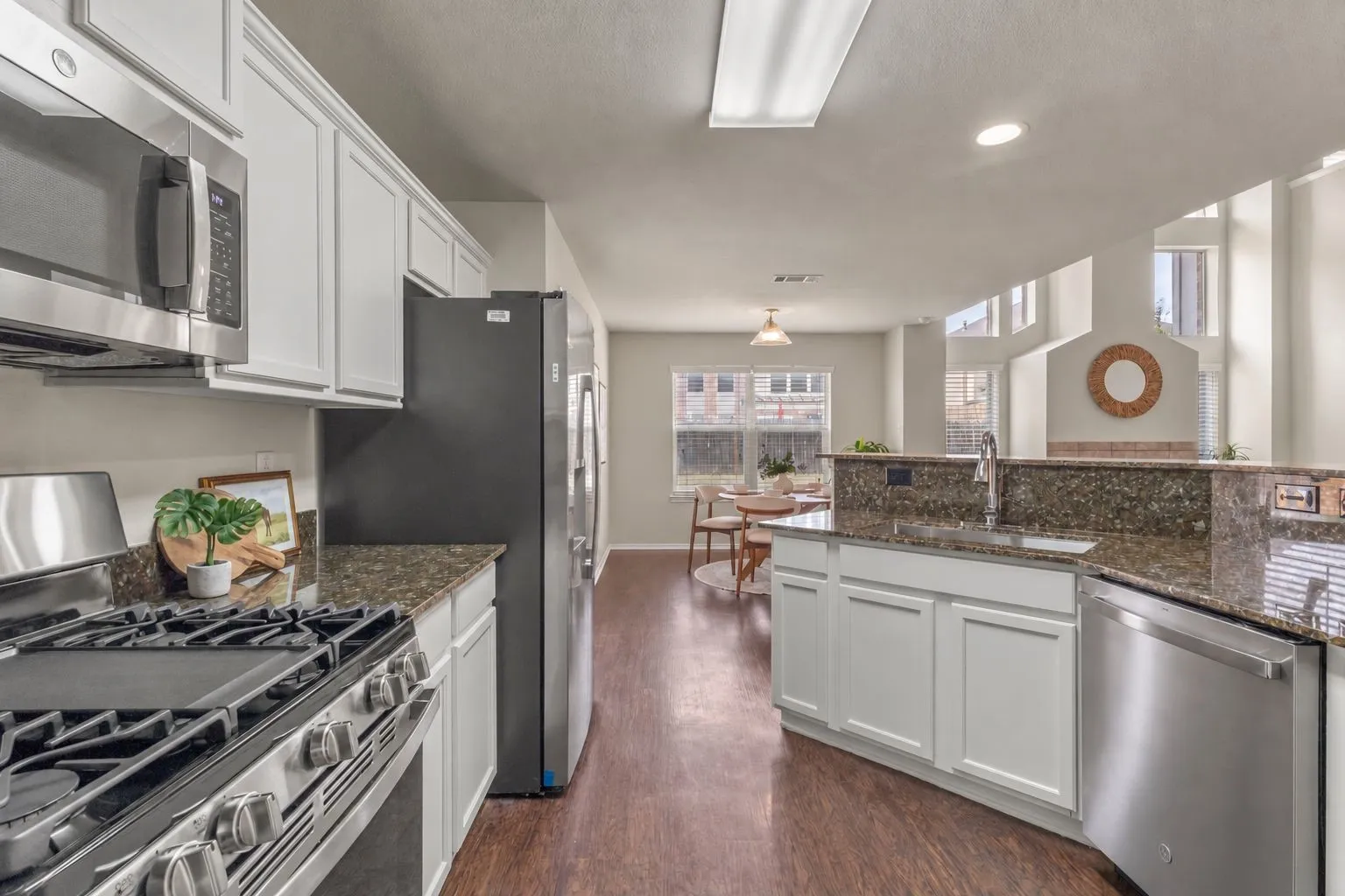 New Granite countertops and appliances