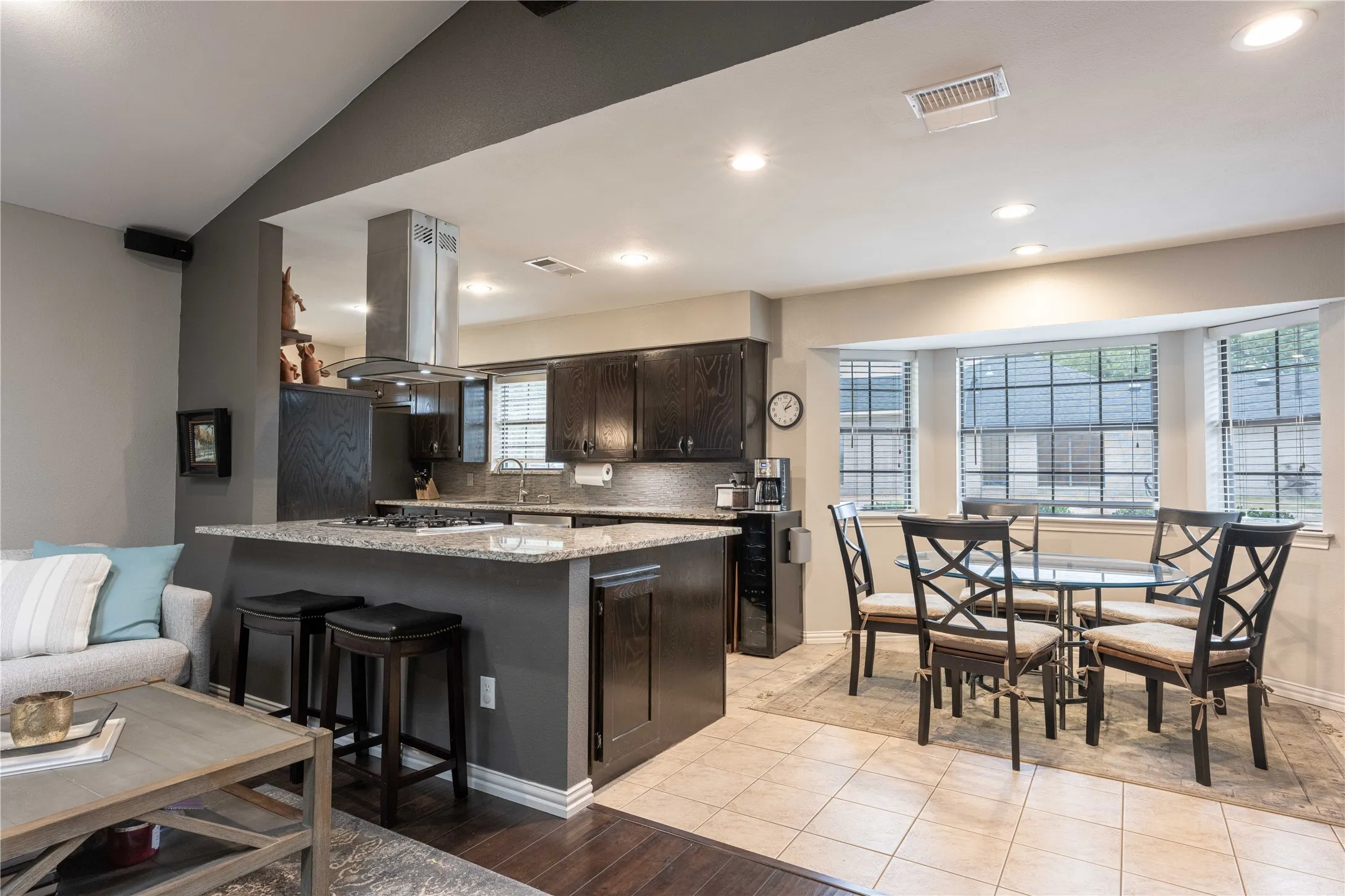 Open Kitchen and Breakfast Area
