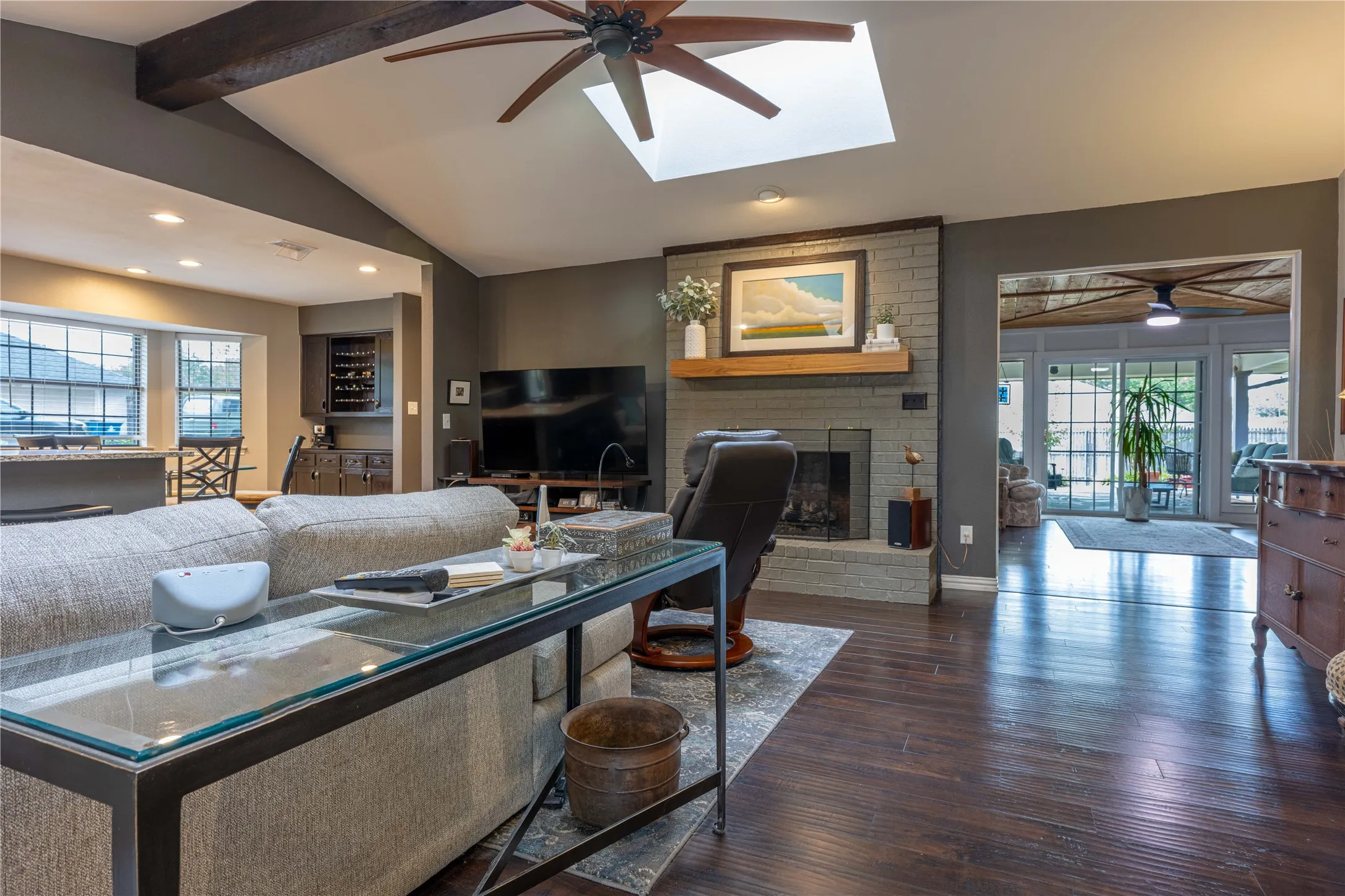 Large open Living Area with Beautiful Architectural Design