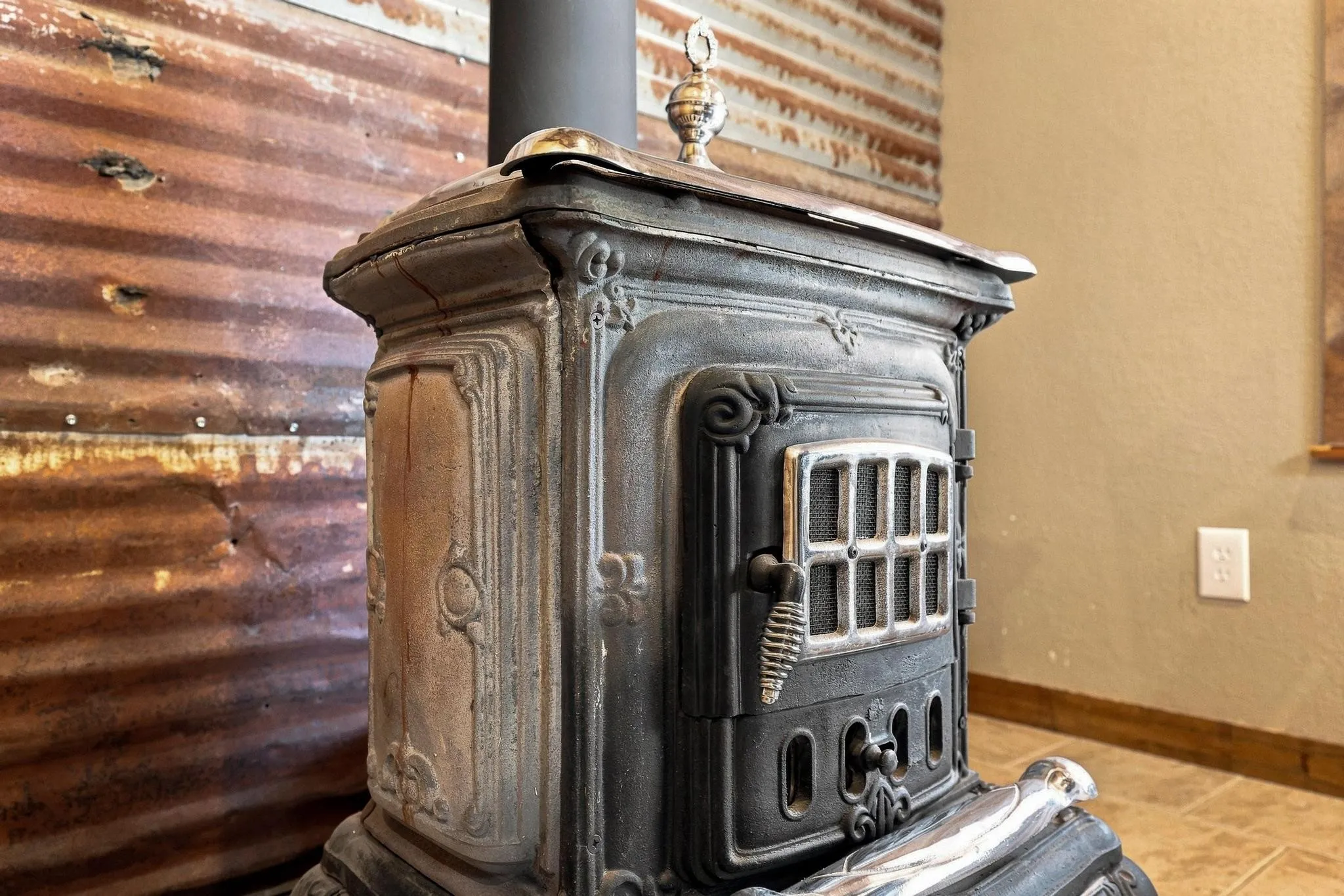 Wood Burning Fireplace