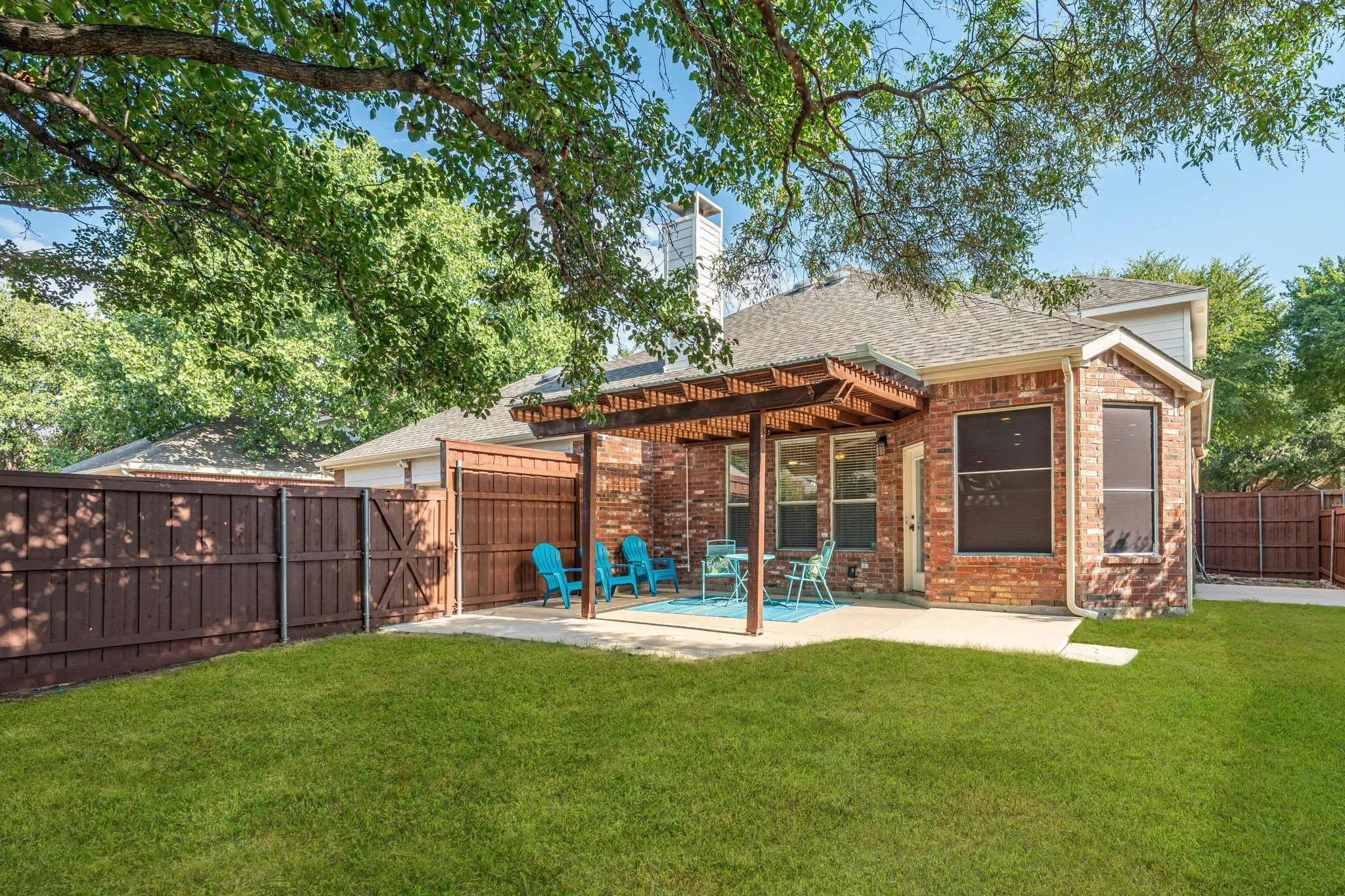Large Covered Patio (Grass Has Been Virtually Greened)