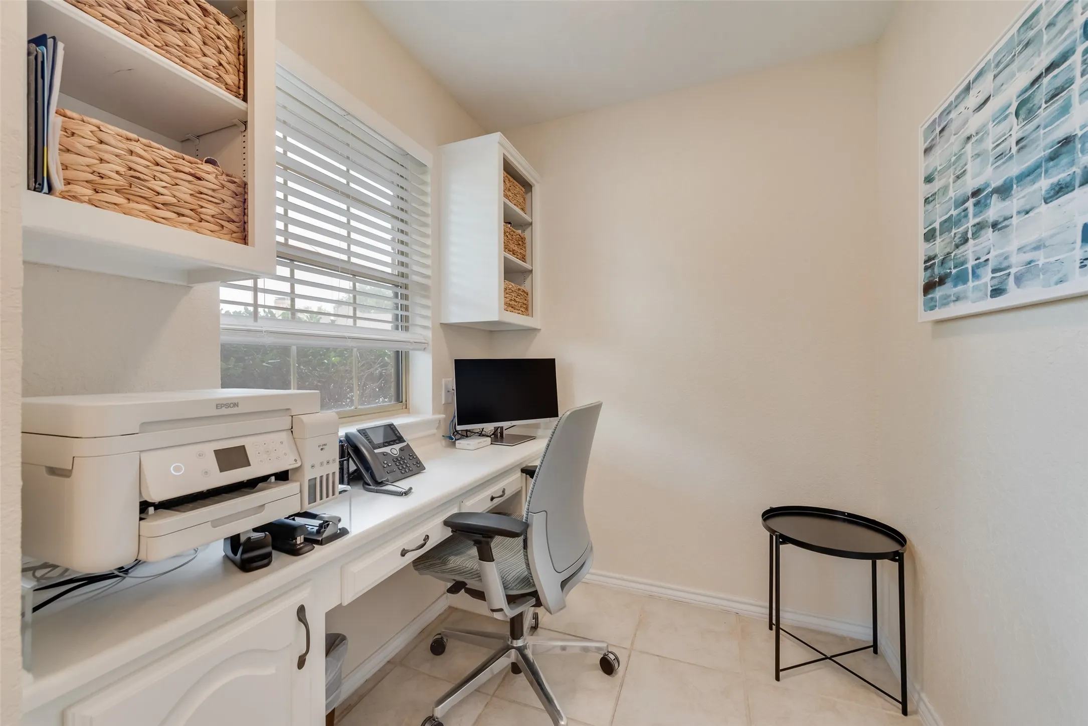 If the private office isn't needed it could be converted to a walk-in pantry, play room, storage, etc!