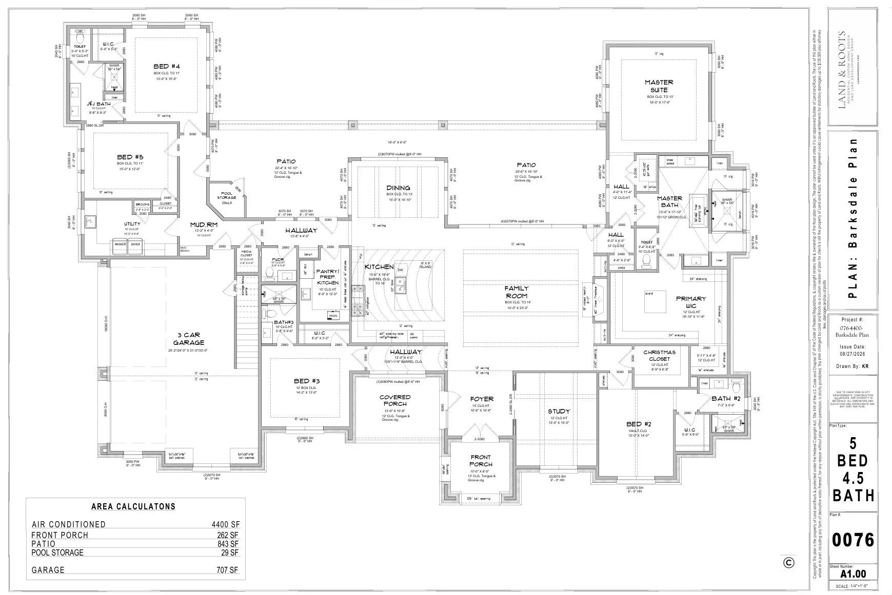 4400 sqft