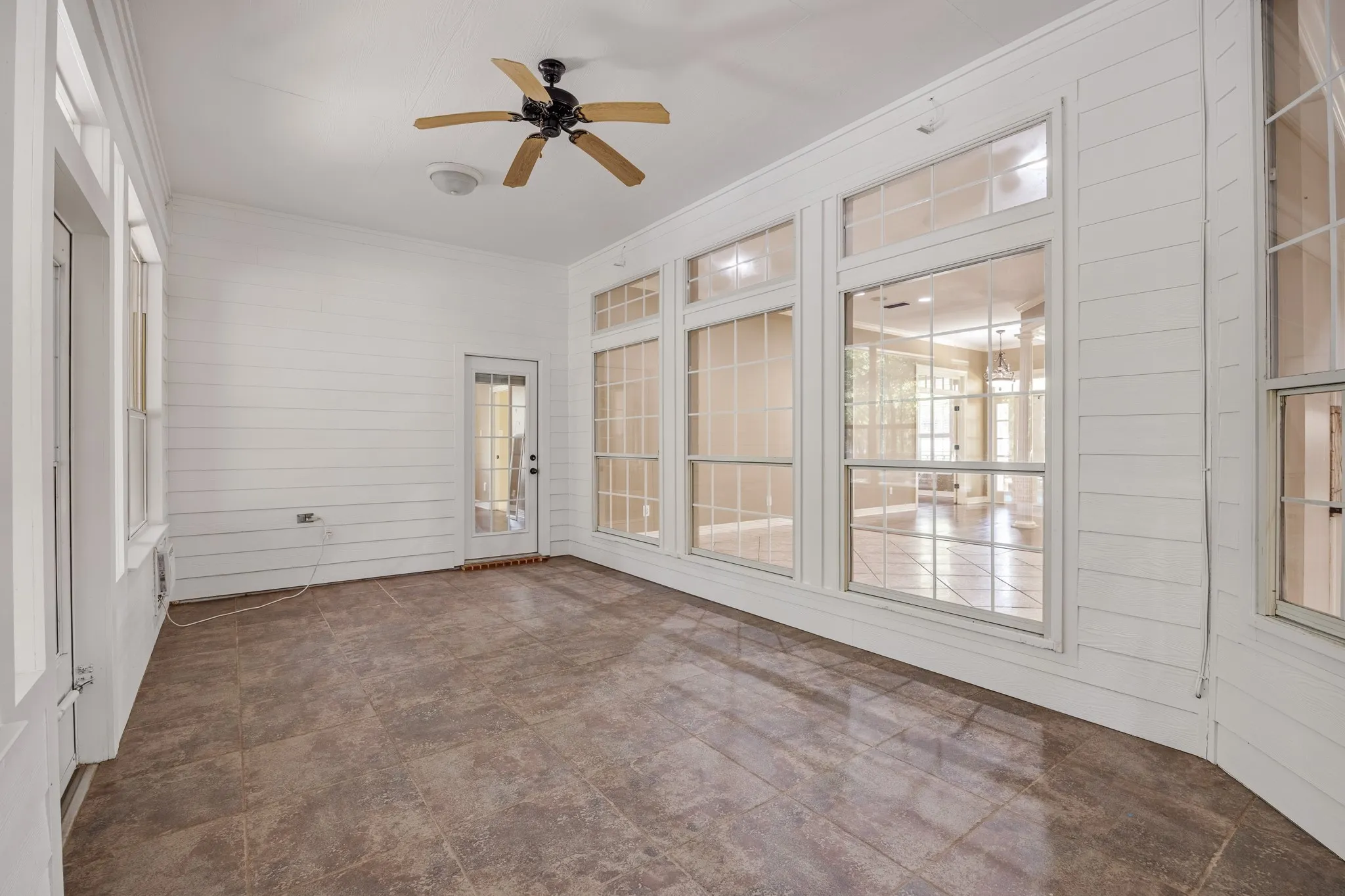 Enclosed porch