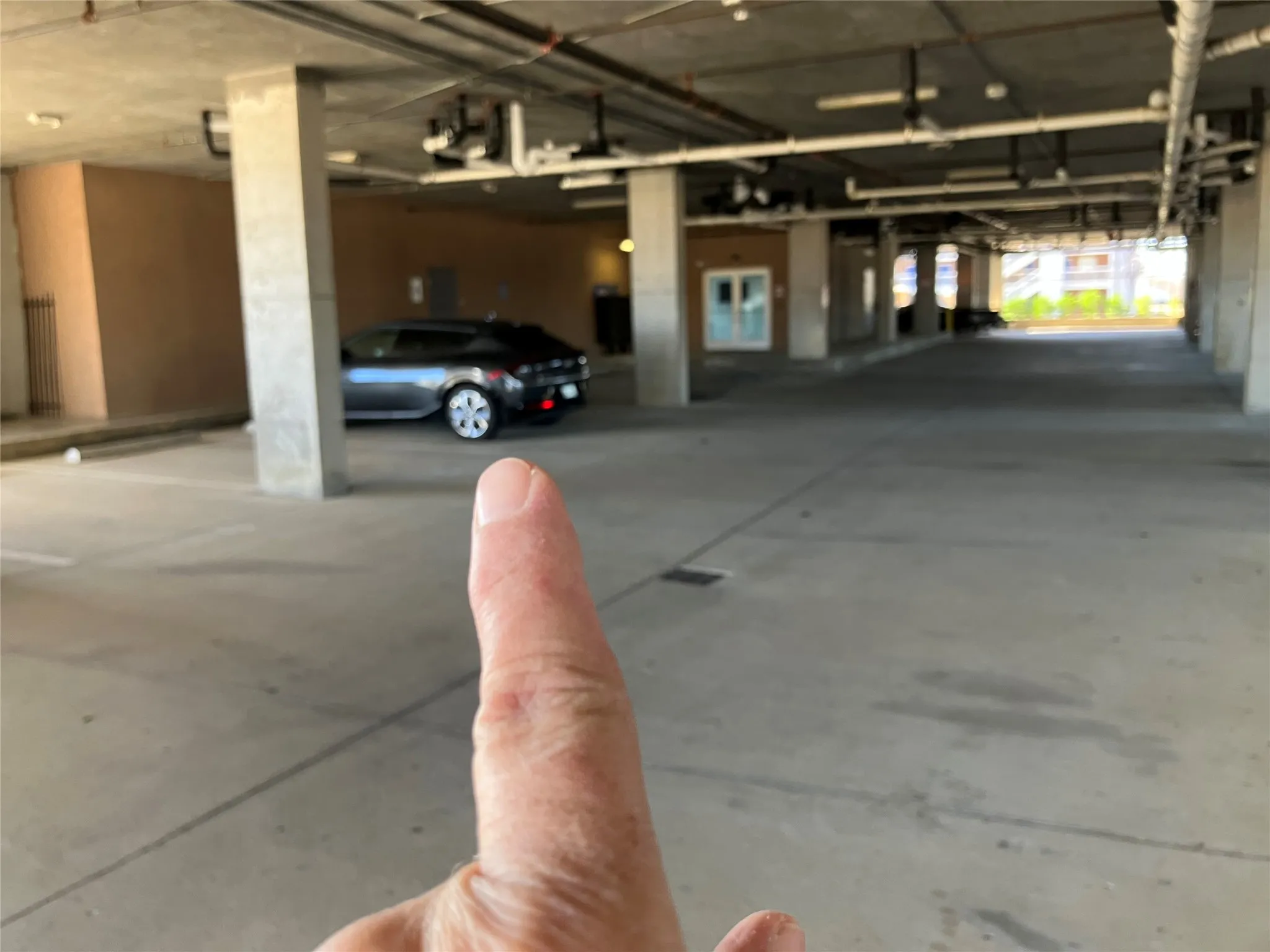 Great parking space #4 near entrance