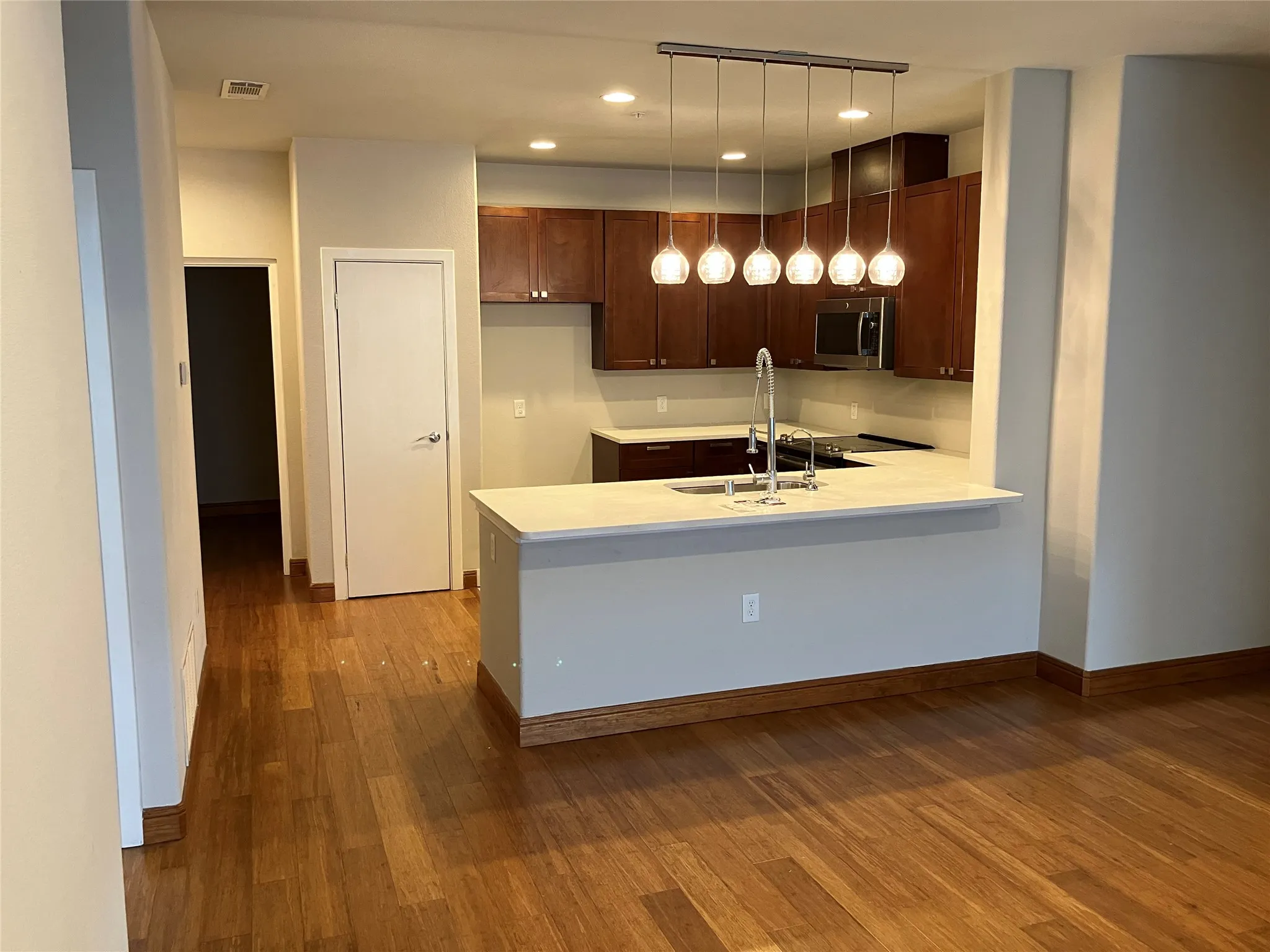 Kitchen from living room