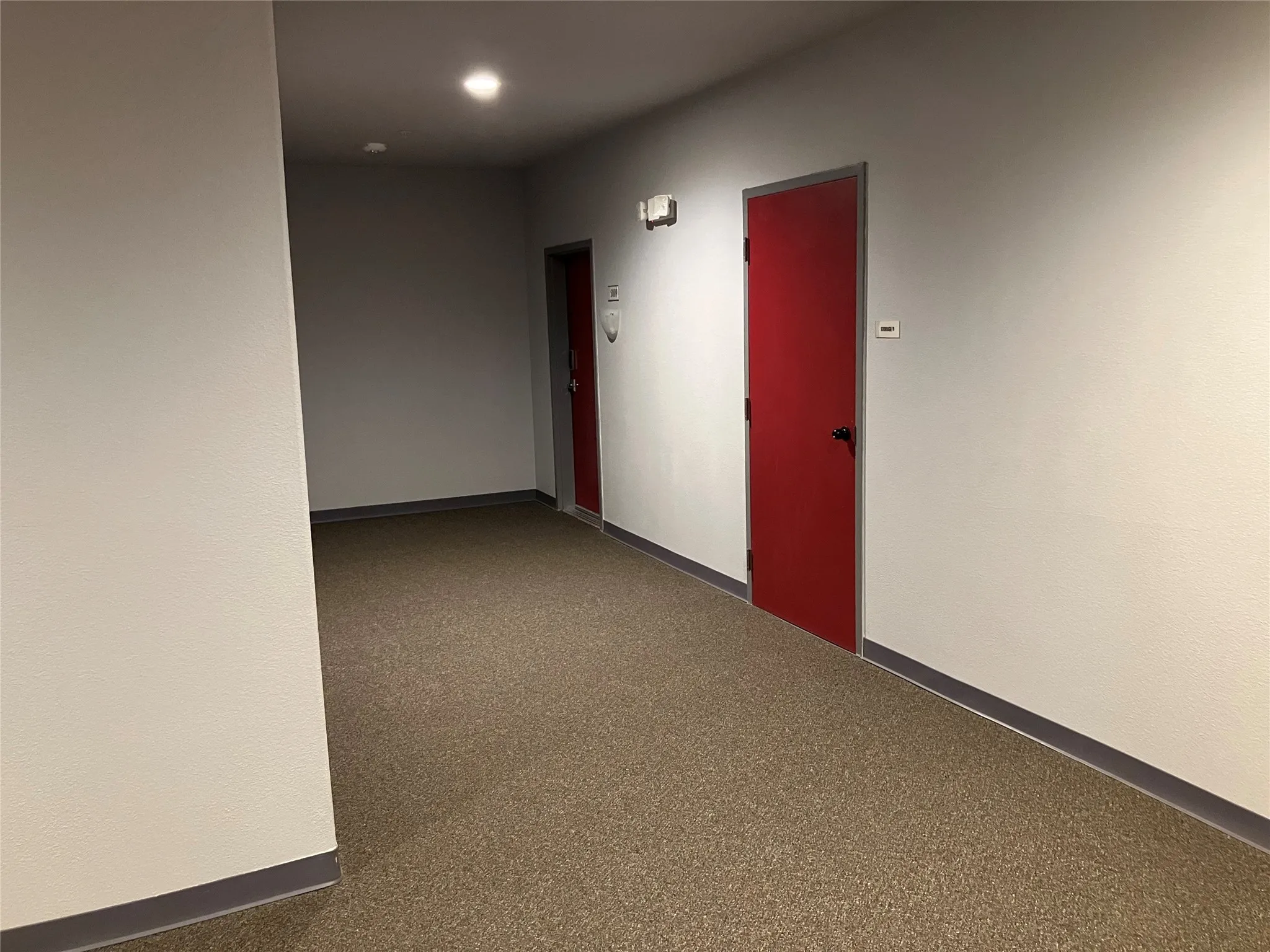Hallway to front door.  Very private.