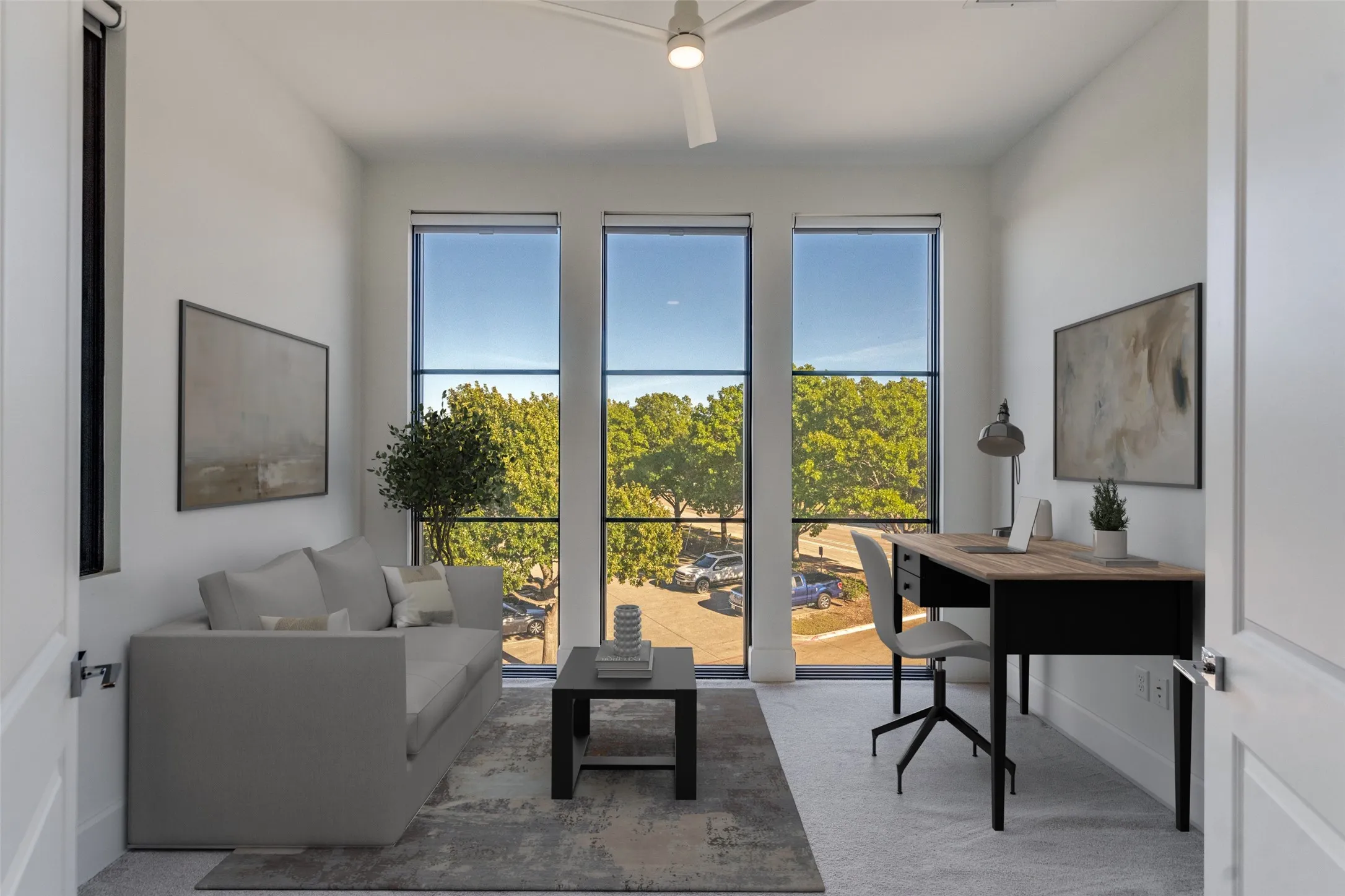Office Virtually staged