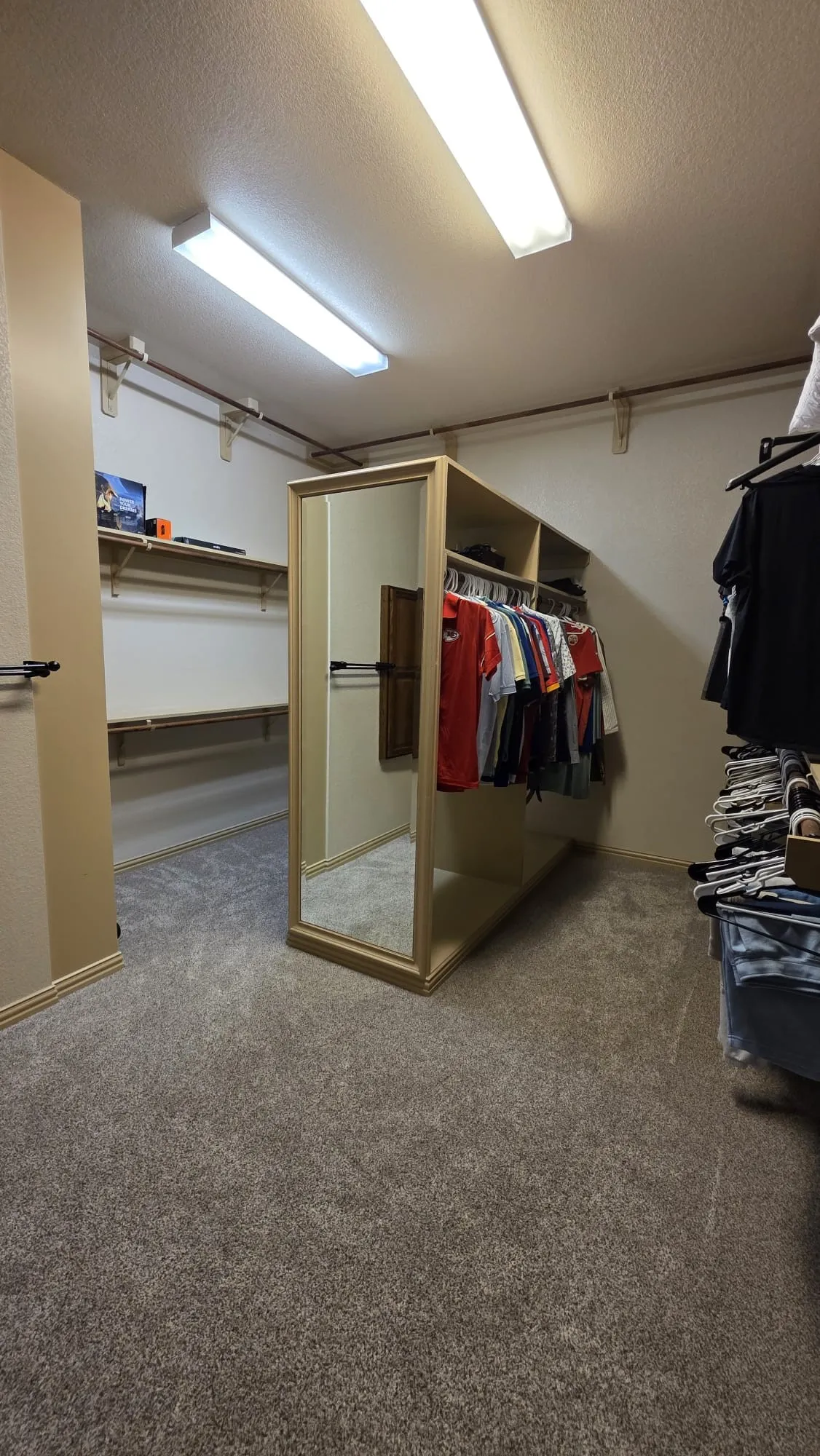 Huge Primary closet .