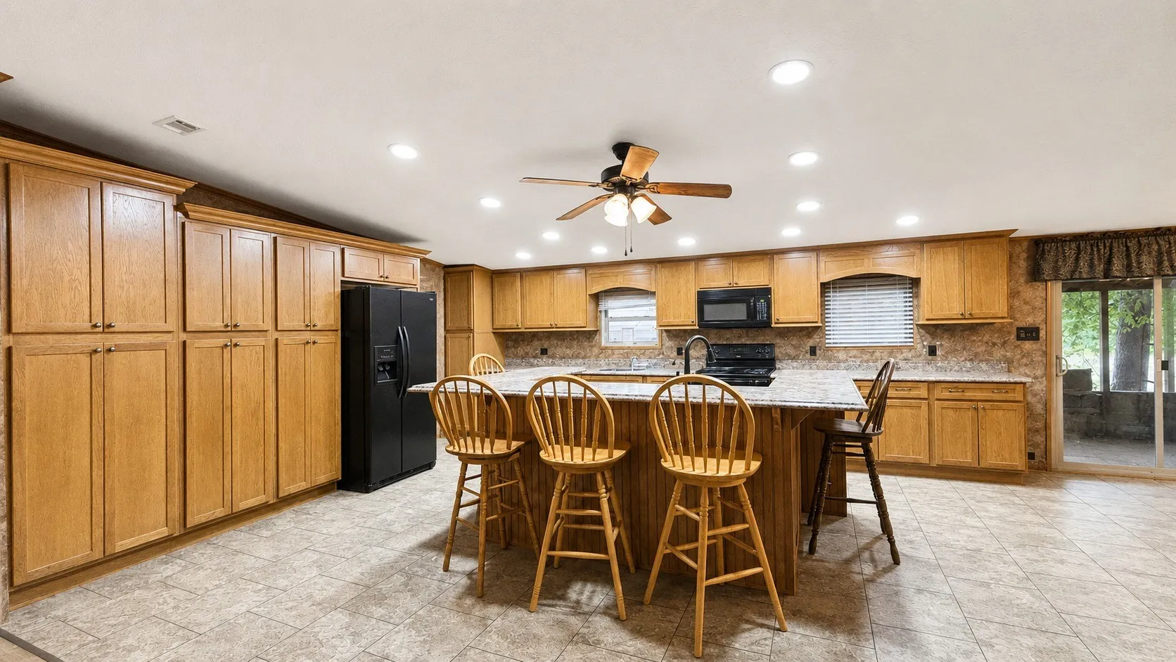 Kitchen in Double-Wide Home.