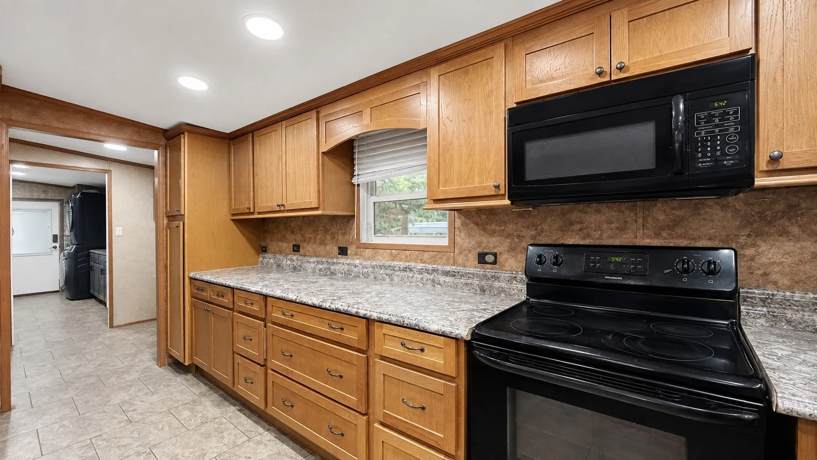 Kitchen Area in Double-Wide Home.
