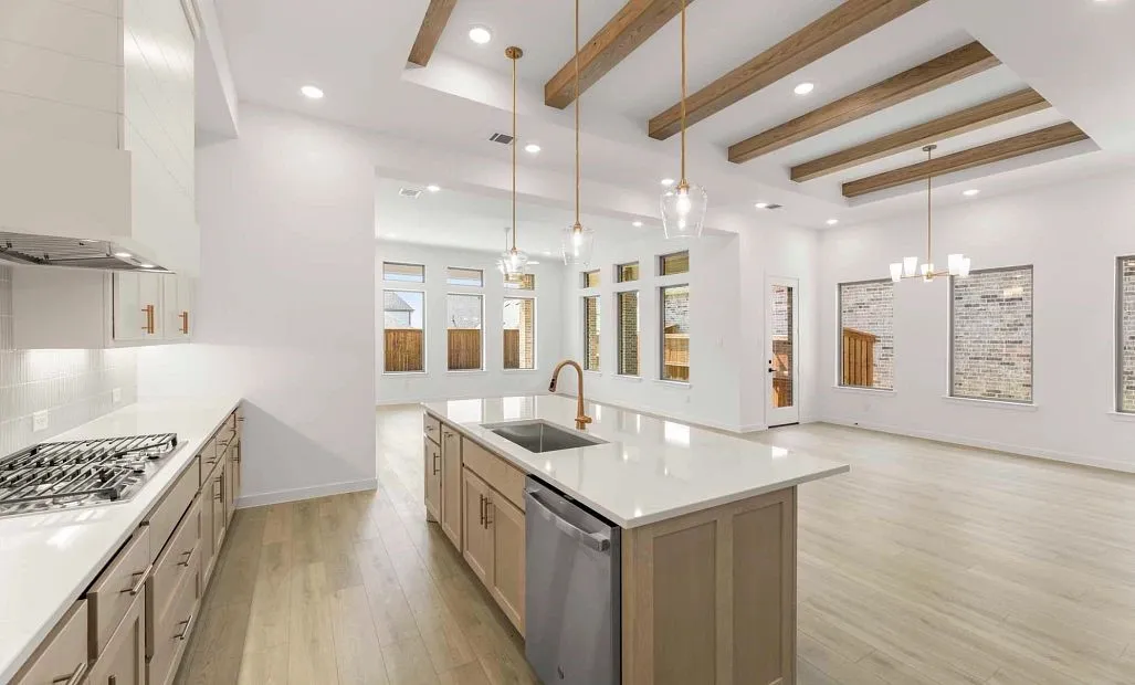 Open Kitchen-Living-Dining Room Representative Photo featuring the Serene Collection