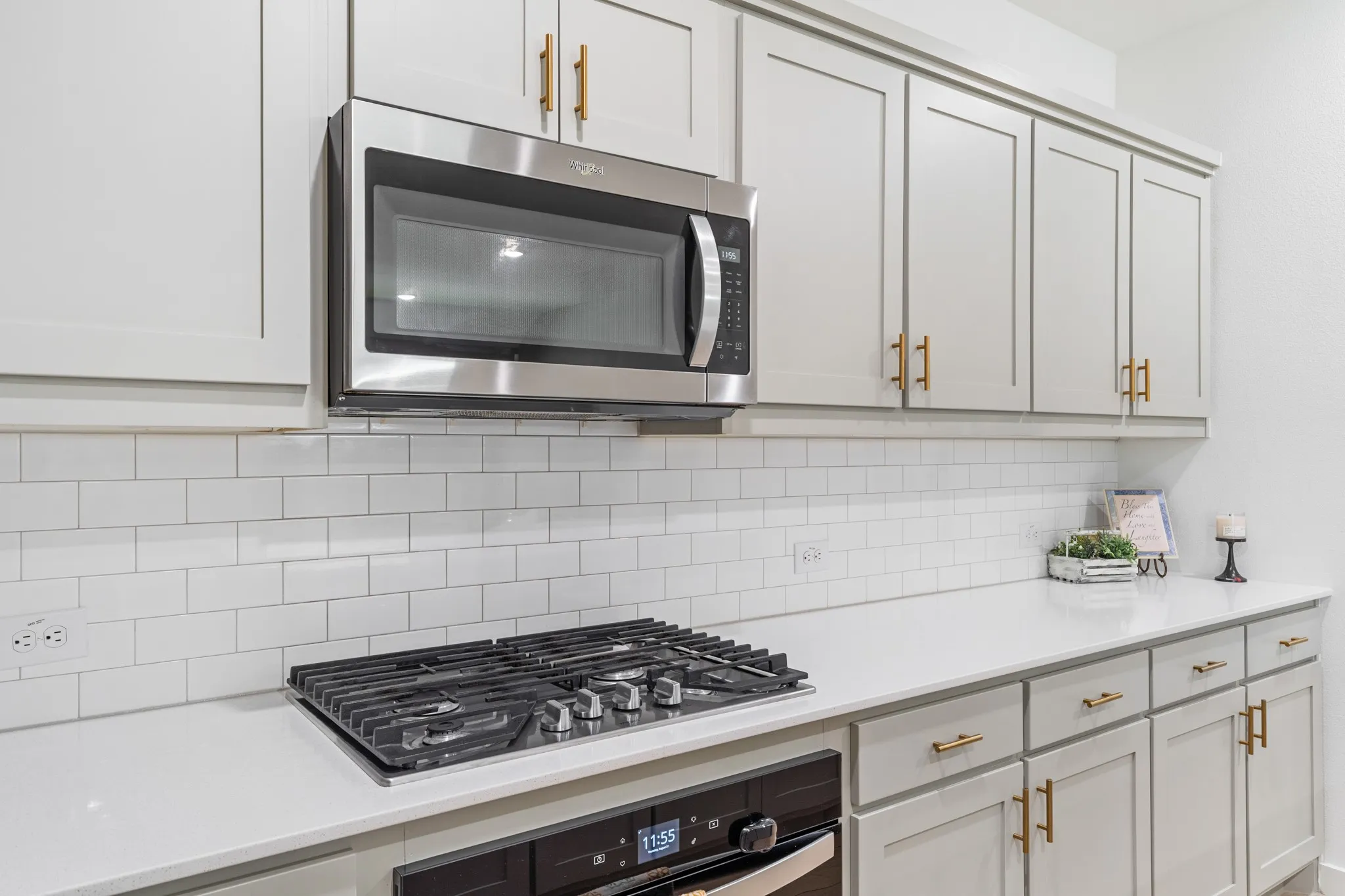 Gas burners are a chef's delight!