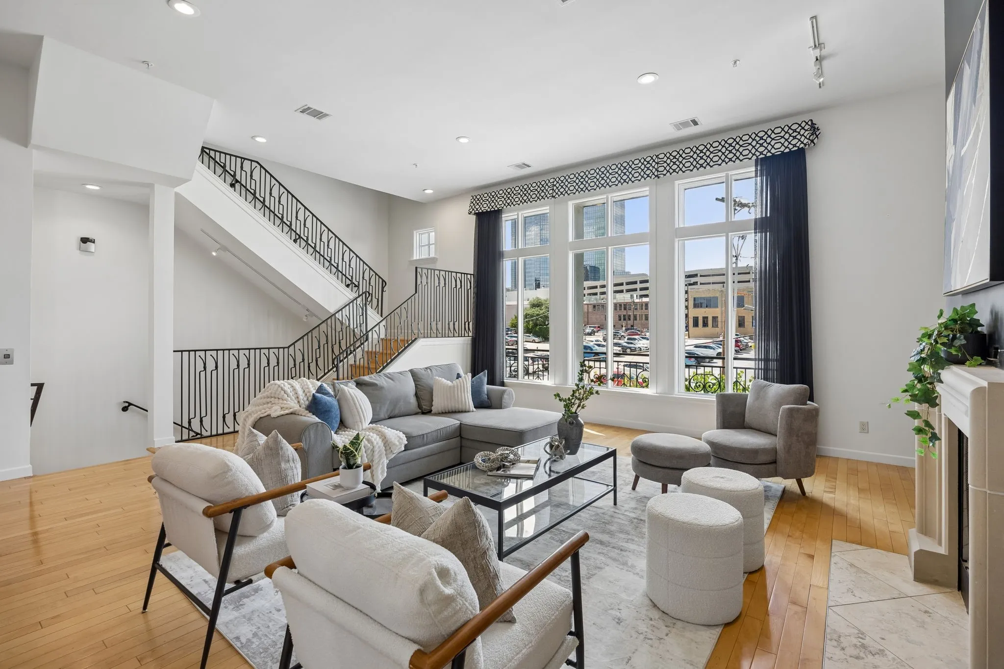Main Living Areas Showcase Rich Maple Hardwood Flooring