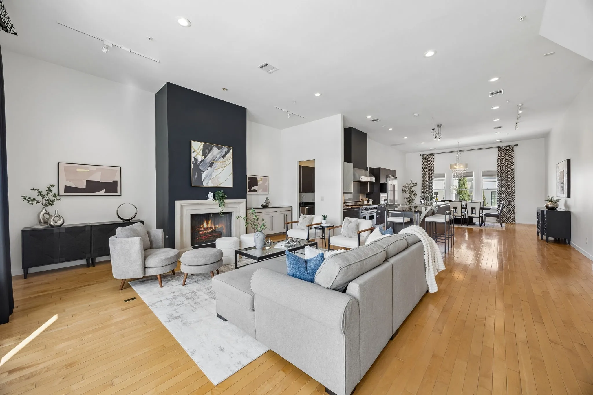 Open-Concept Layout Enhanced By Abundant Natural Light And Seamless Flow