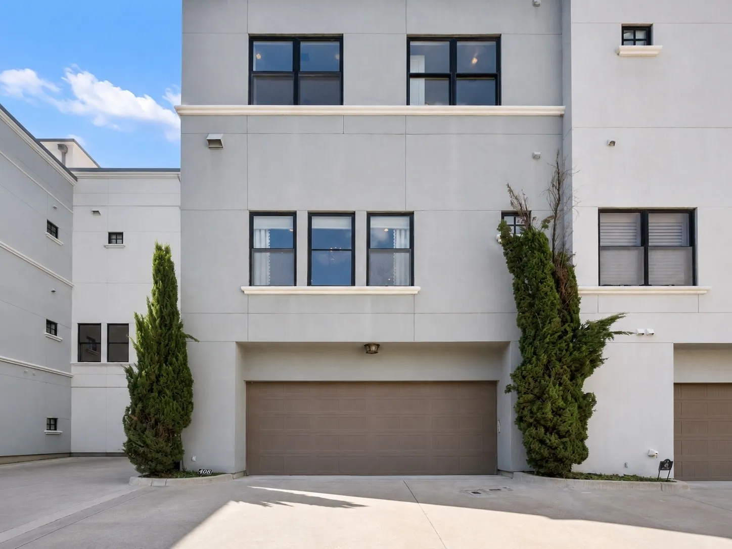 Direct-Access Two-Car Garage Located Within A Gated Courtyard
